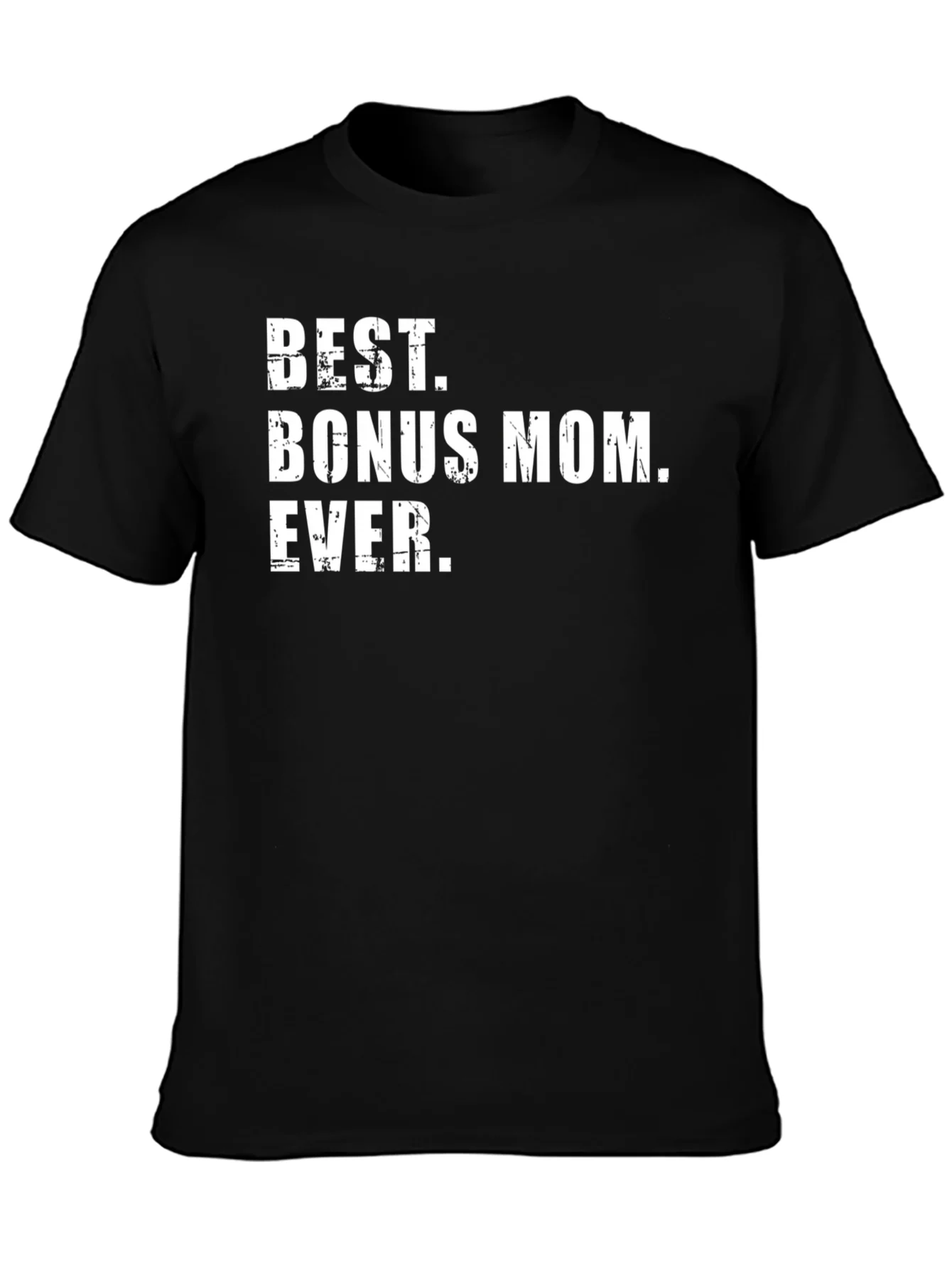 Camiseta Negra Best Bonus Mom Ever