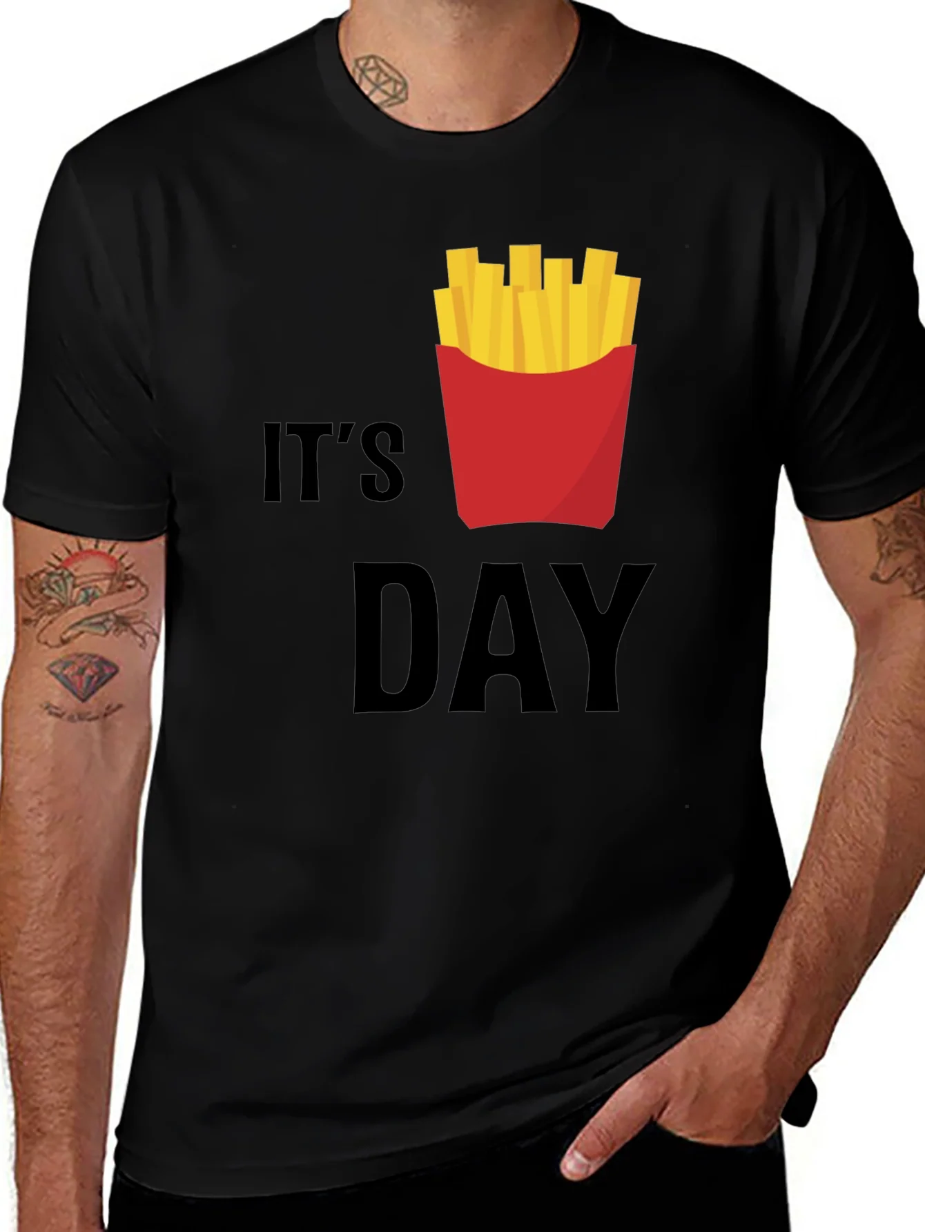 Rebbecca Its Fry Day T-Shirt - Fun Foodie Tee