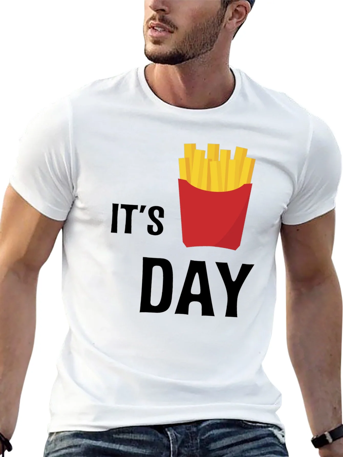 Rebbecca Its Fry Day T-Shirt - Fun Foodie Tee