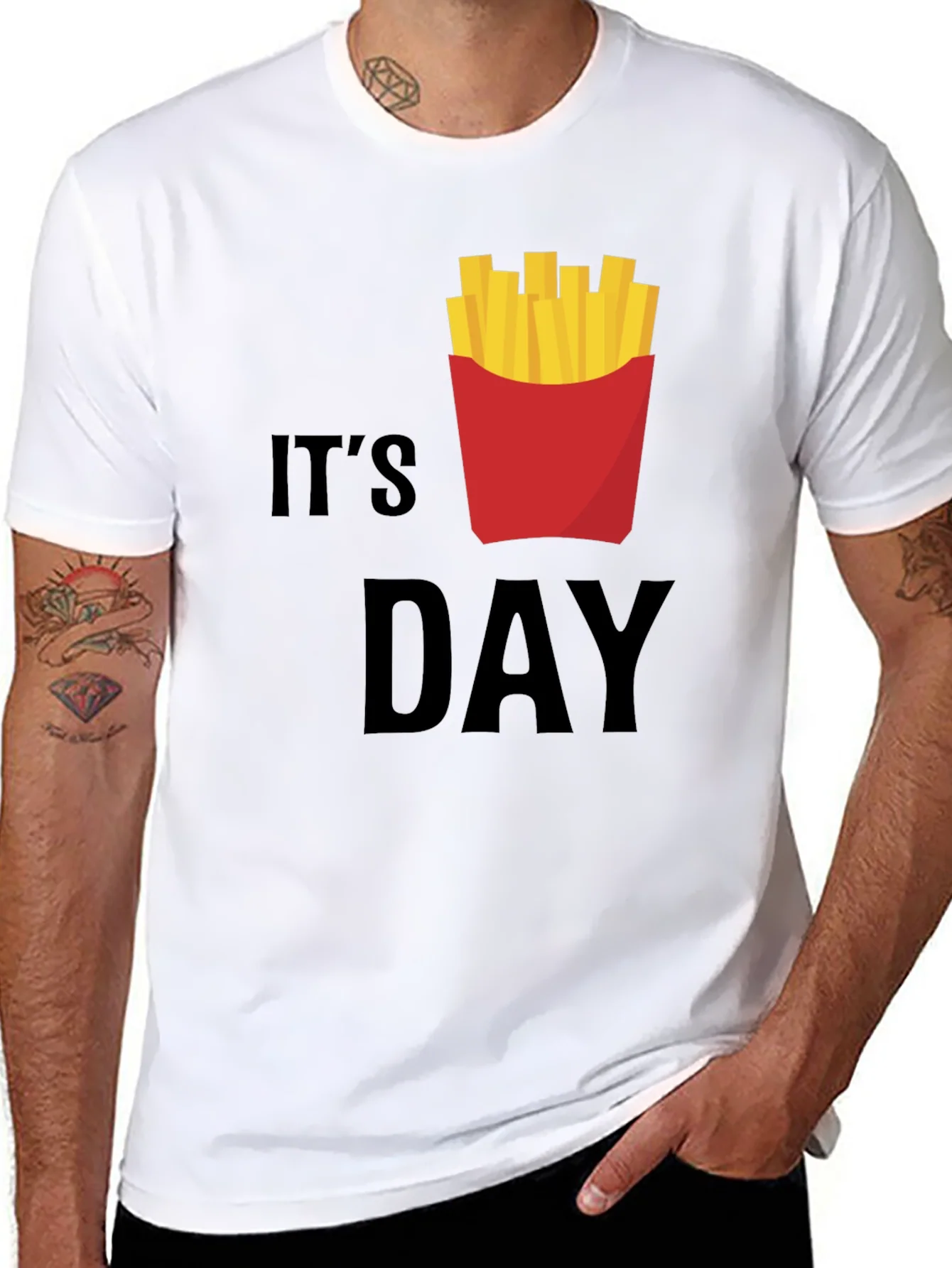 Rebbecca Its Fry Day T-Shirt - Fun Foodie Tee