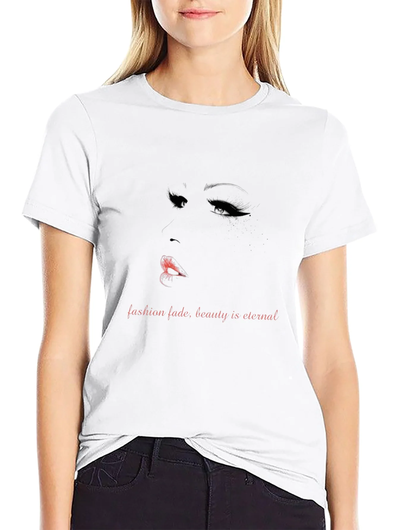 Rebbecca Eternal Beauty Graphic Tee - Fashion Statement