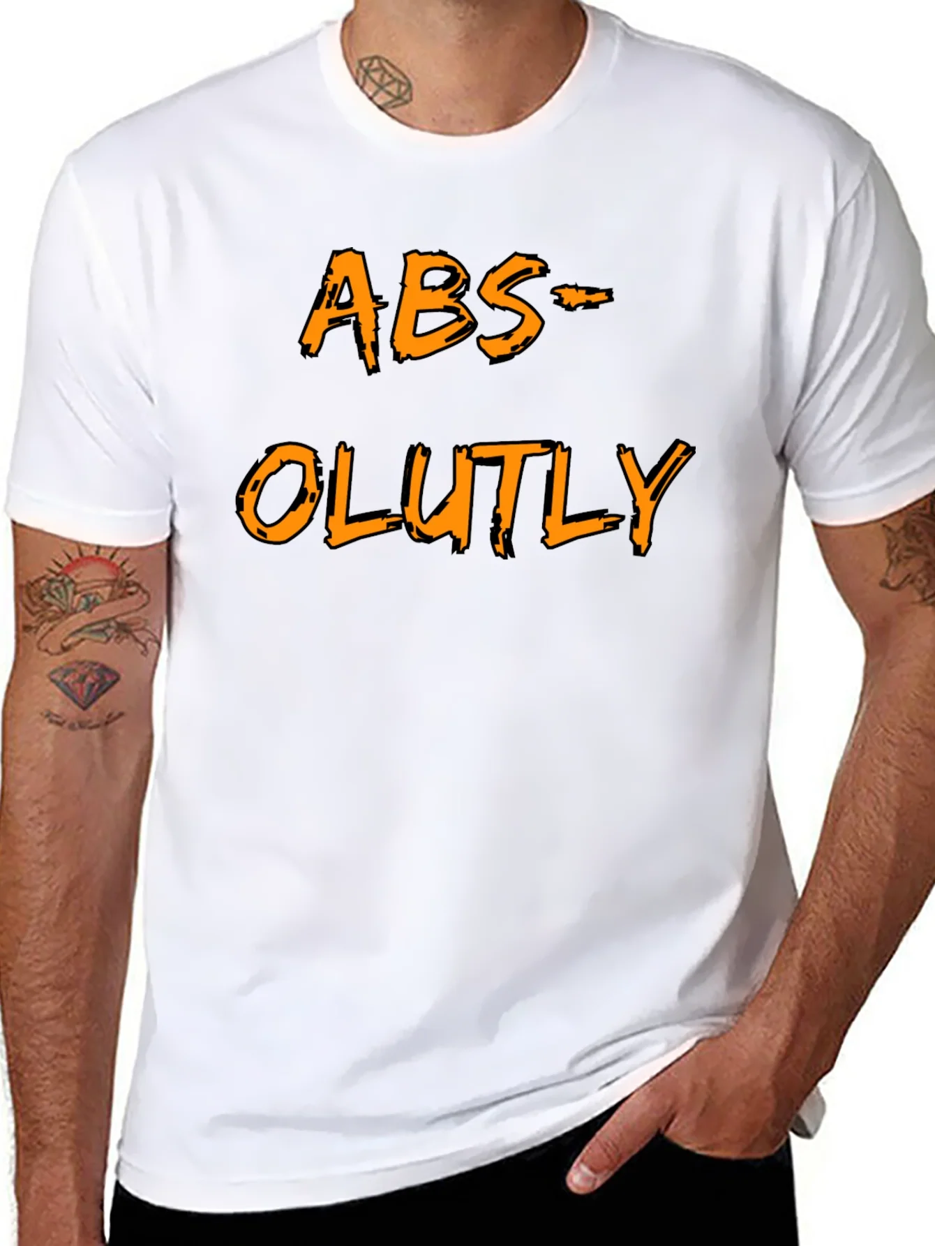 Rebbecca Humorous ABS-OLUTLY Black T-Shirt