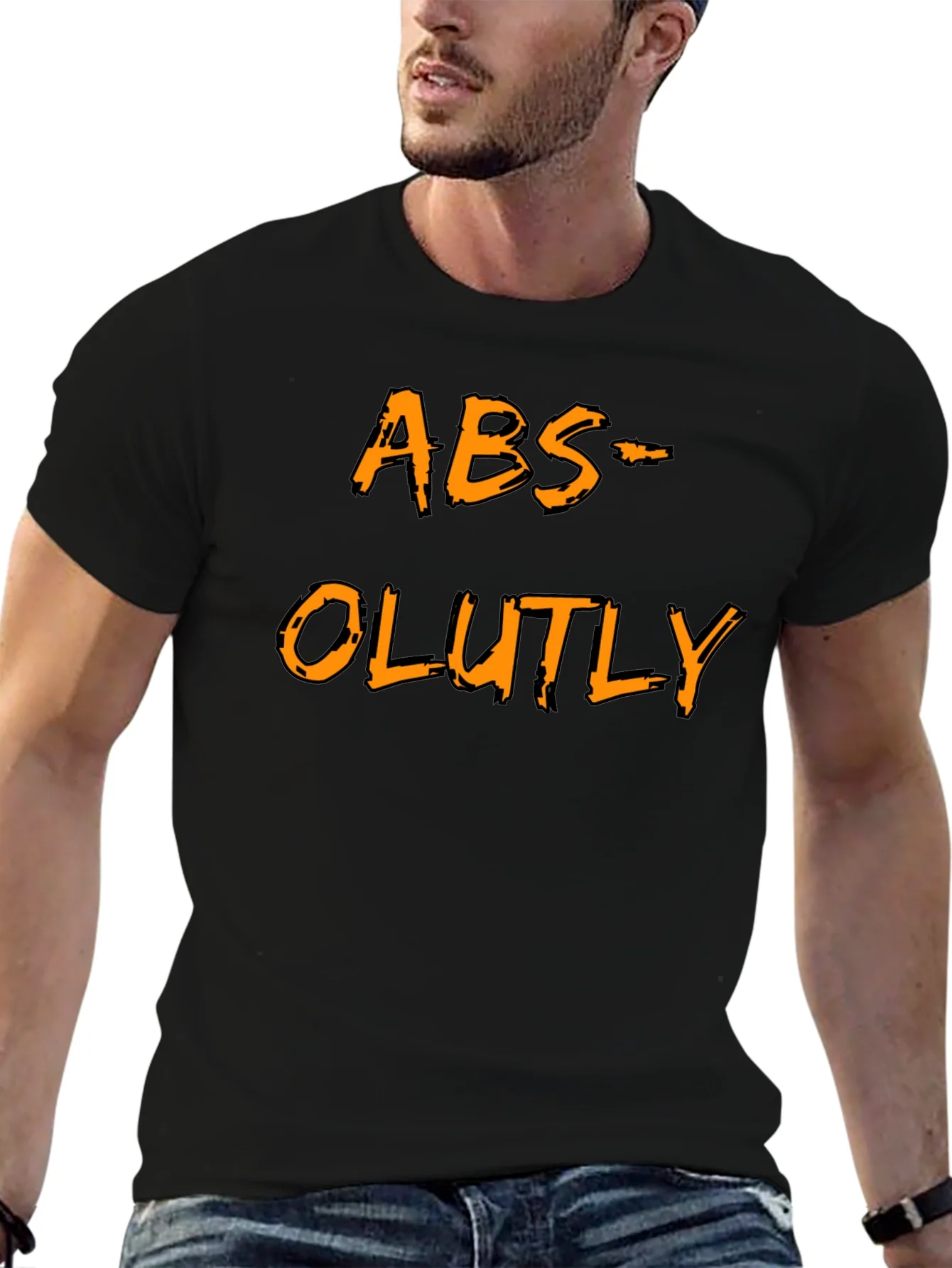 Rebbecca Humorous ABS-OLUTLY Black T-Shirt