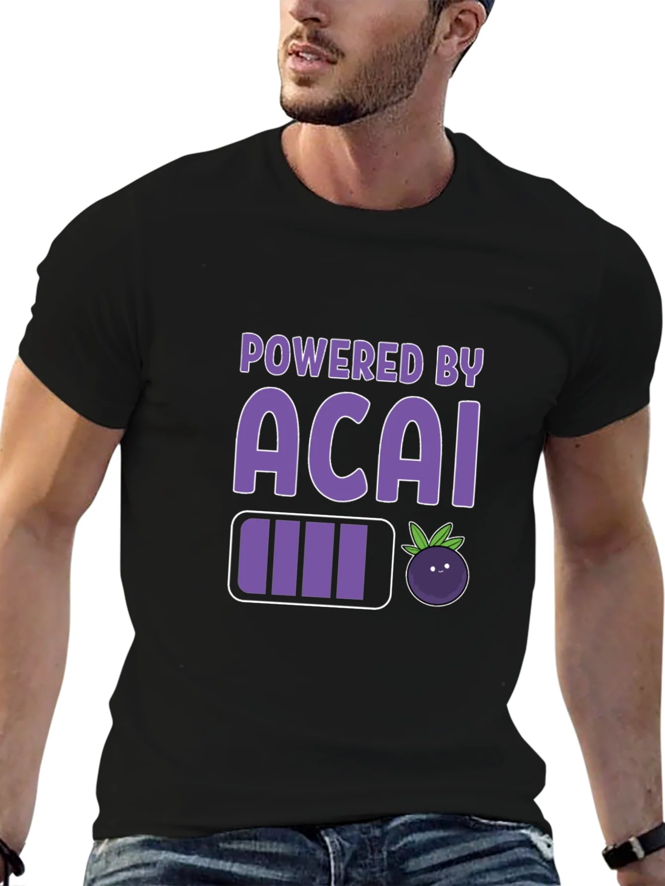 Rebbecca Powered by Acai Graphic Tee - Black