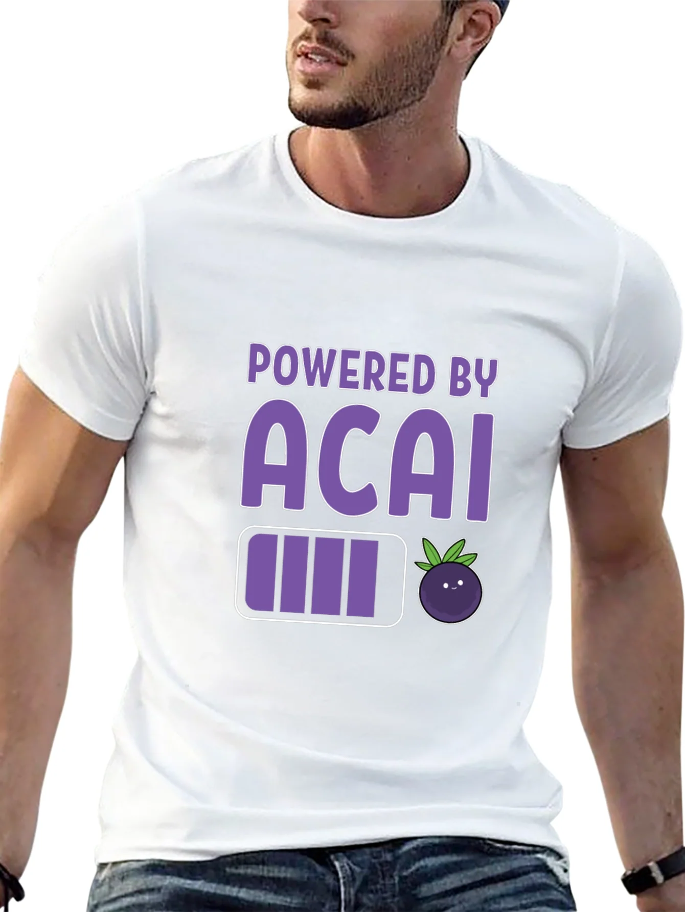 Rebbecca Powered by Acai Graphic Tee - Black