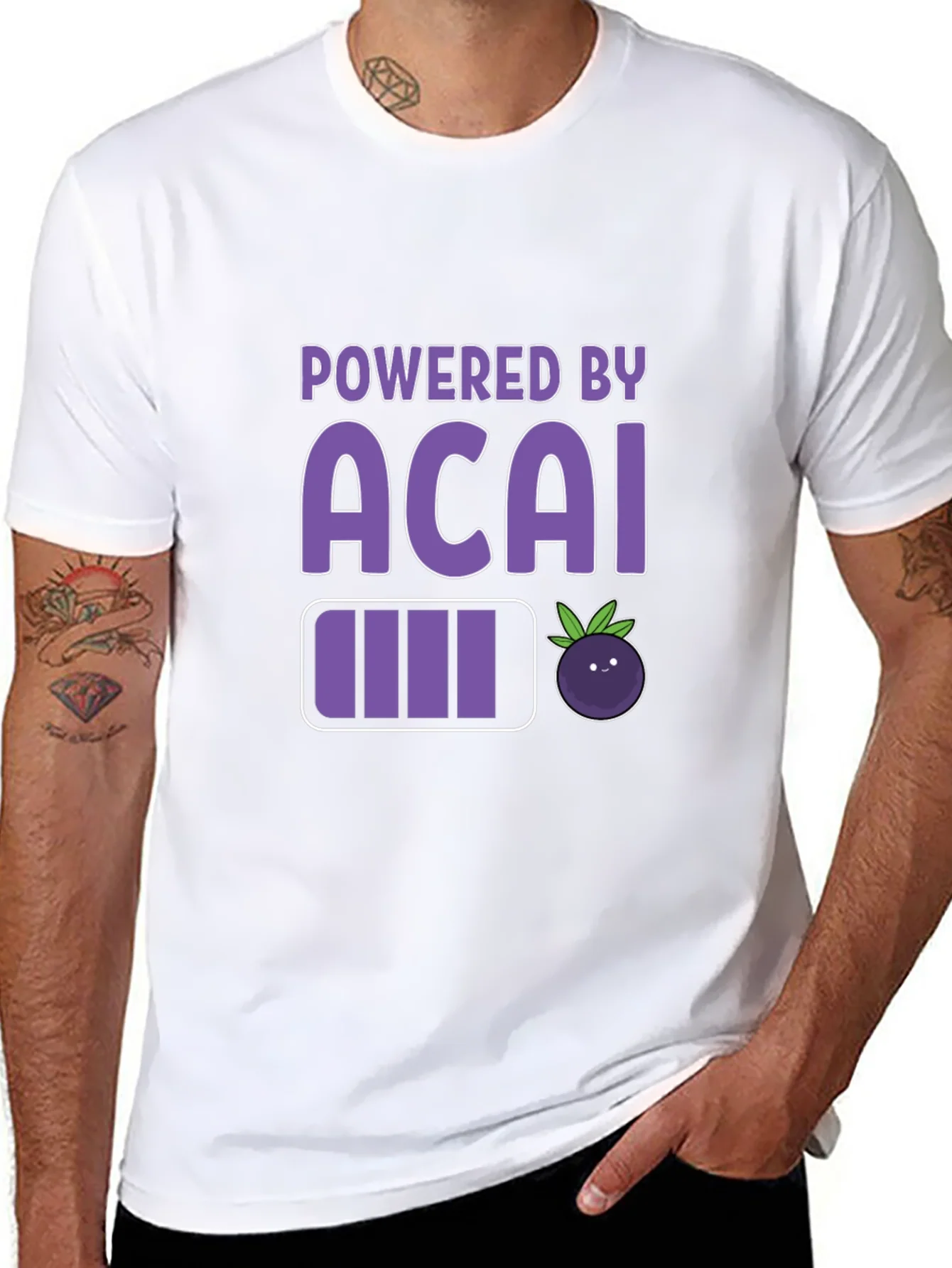 Rebbecca Powered by Acai Graphic Tee - Black