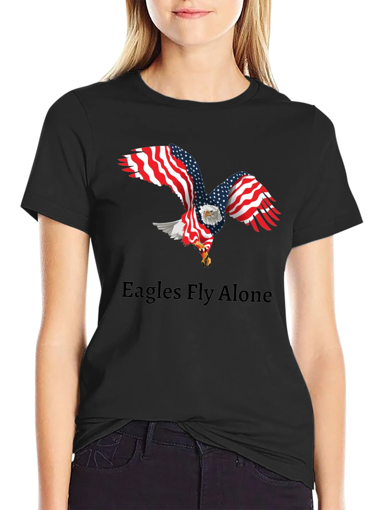 Rebbecca American Eagle Graphic Tee