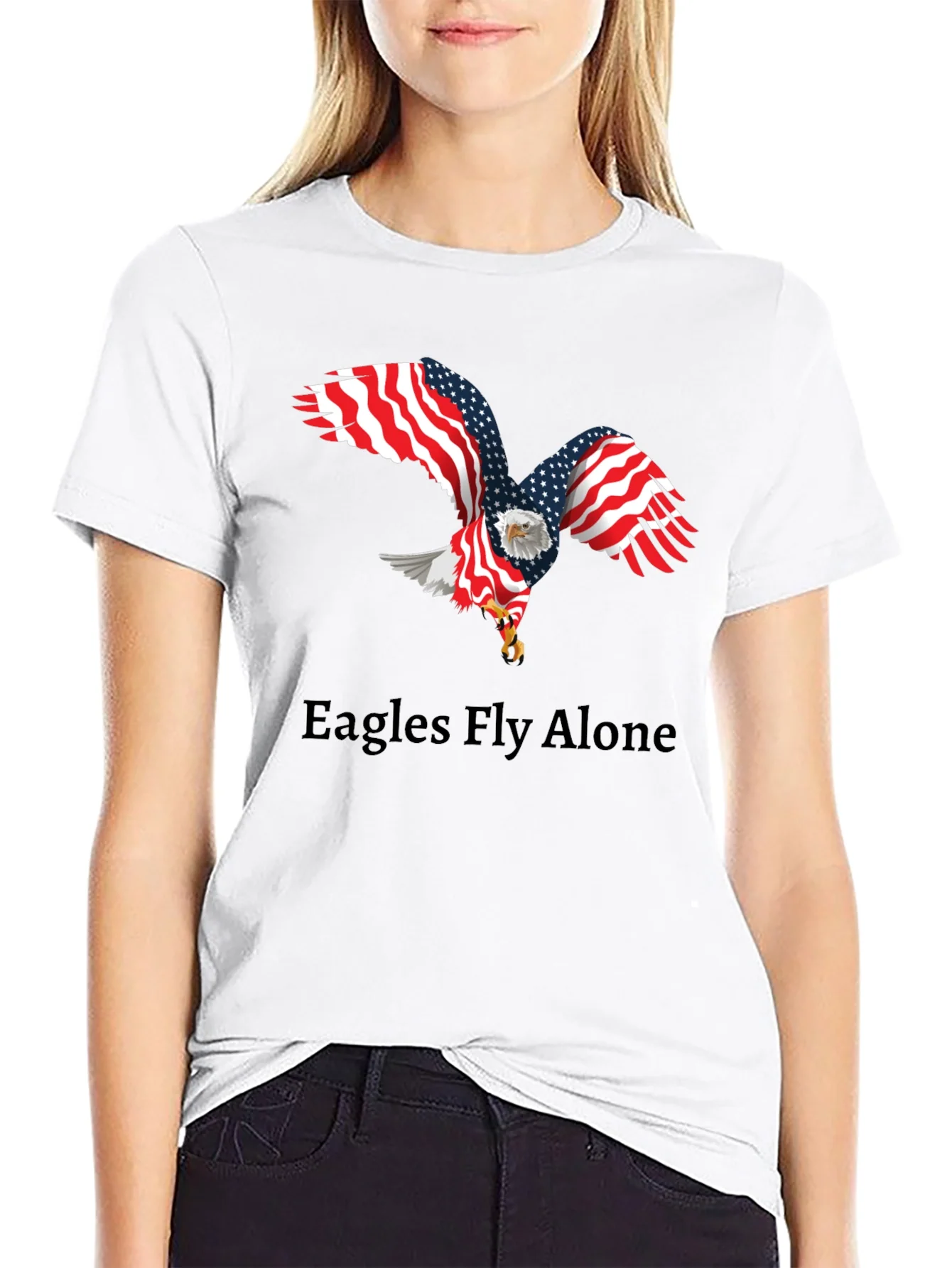 Rebbecca American Eagle Graphic Tee