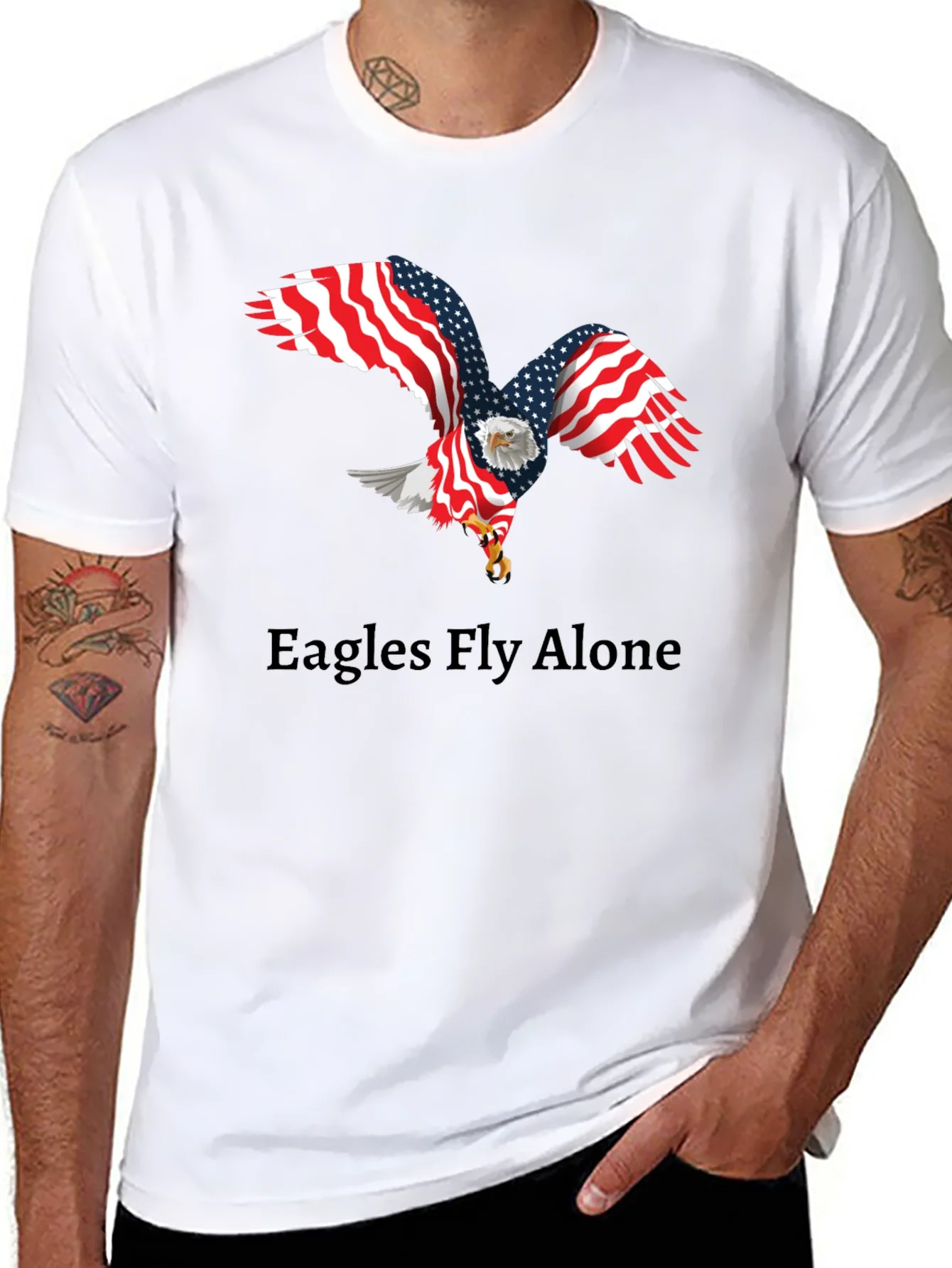Rebbecca American Eagle Graphic Tee