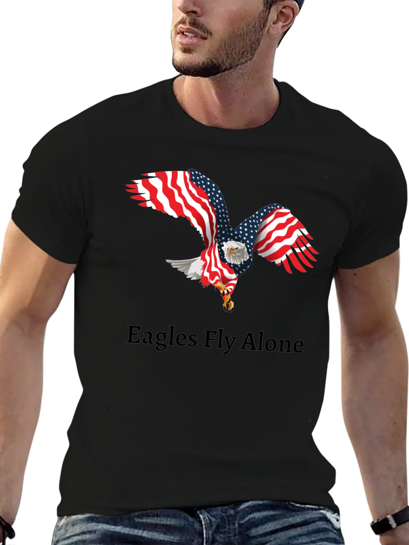 Rebbecca American Eagle Graphic Tee