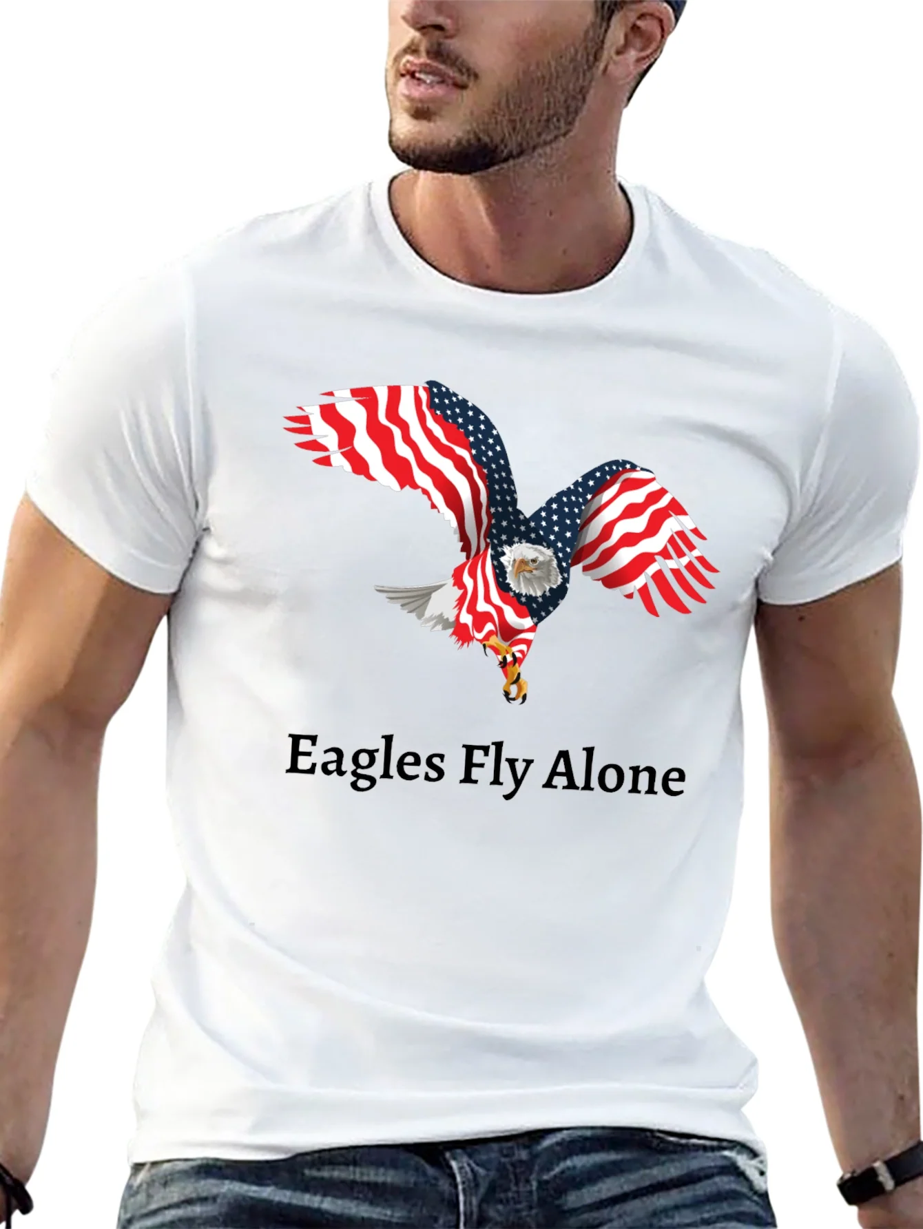 Rebbecca American Eagle Graphic Tee