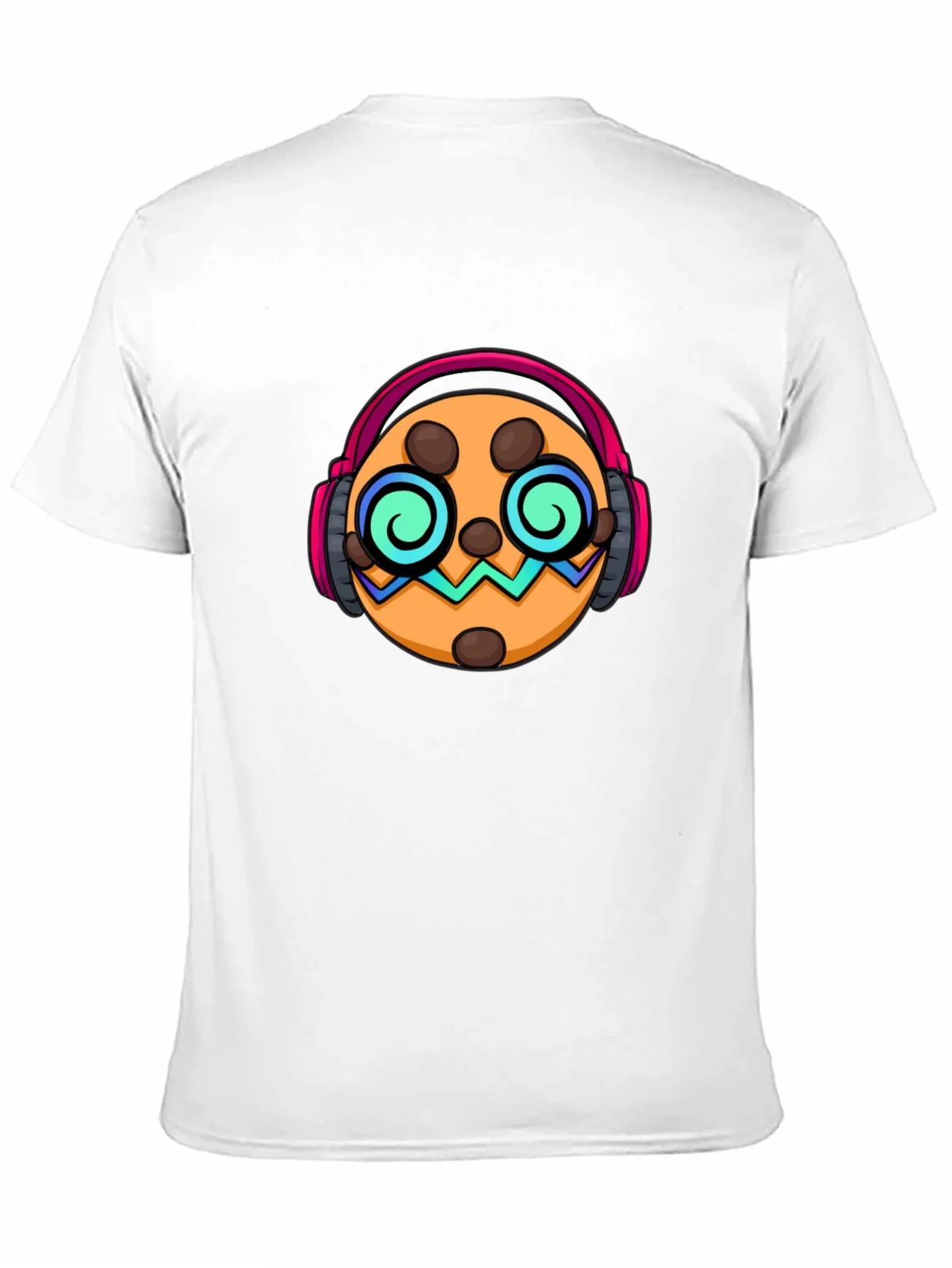 Rebbecca Funky Cookie Graphic Tee - Cool Headphones Design