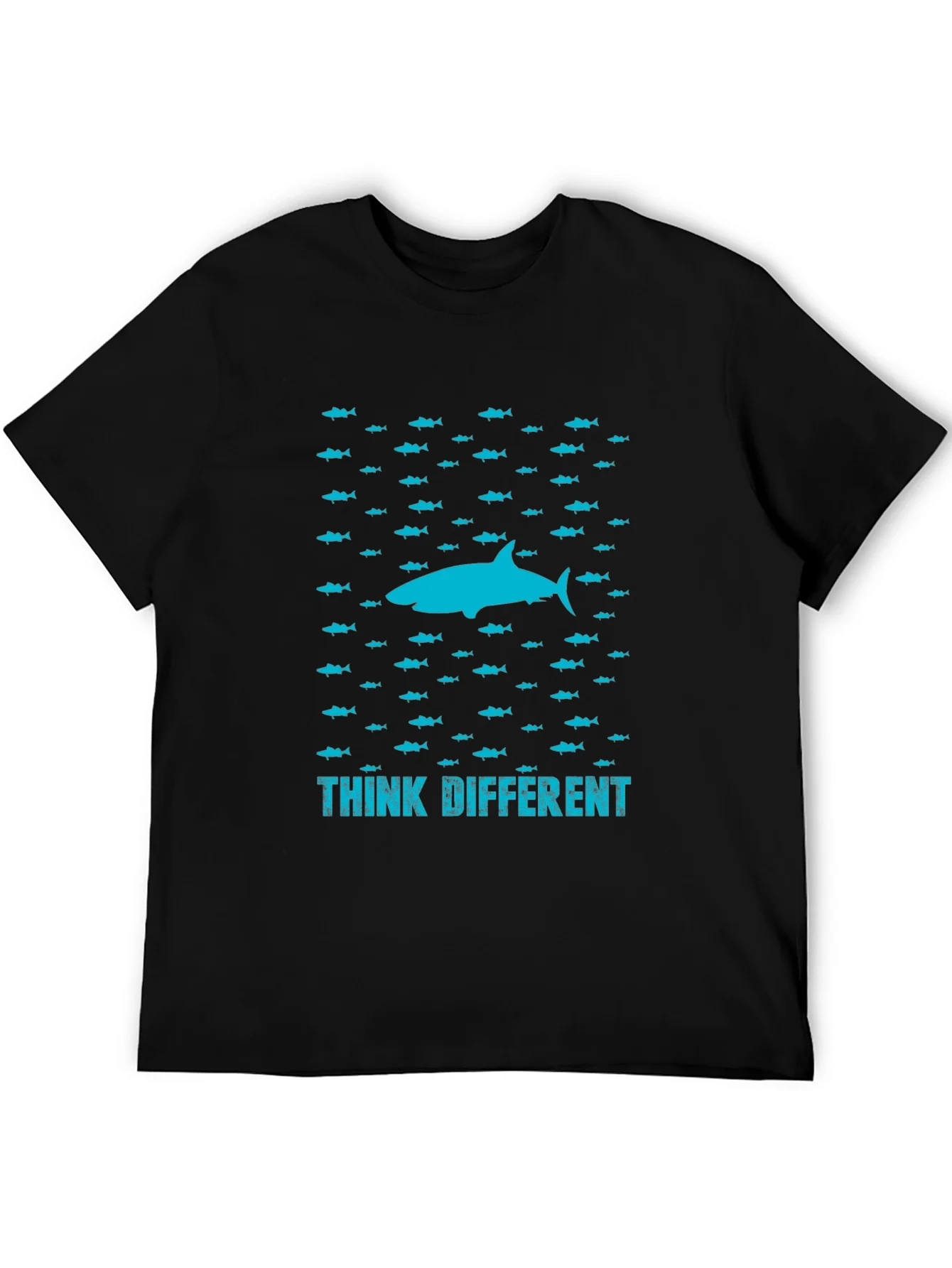 Rebbecca Think Different Shark Graphic T-Shirt