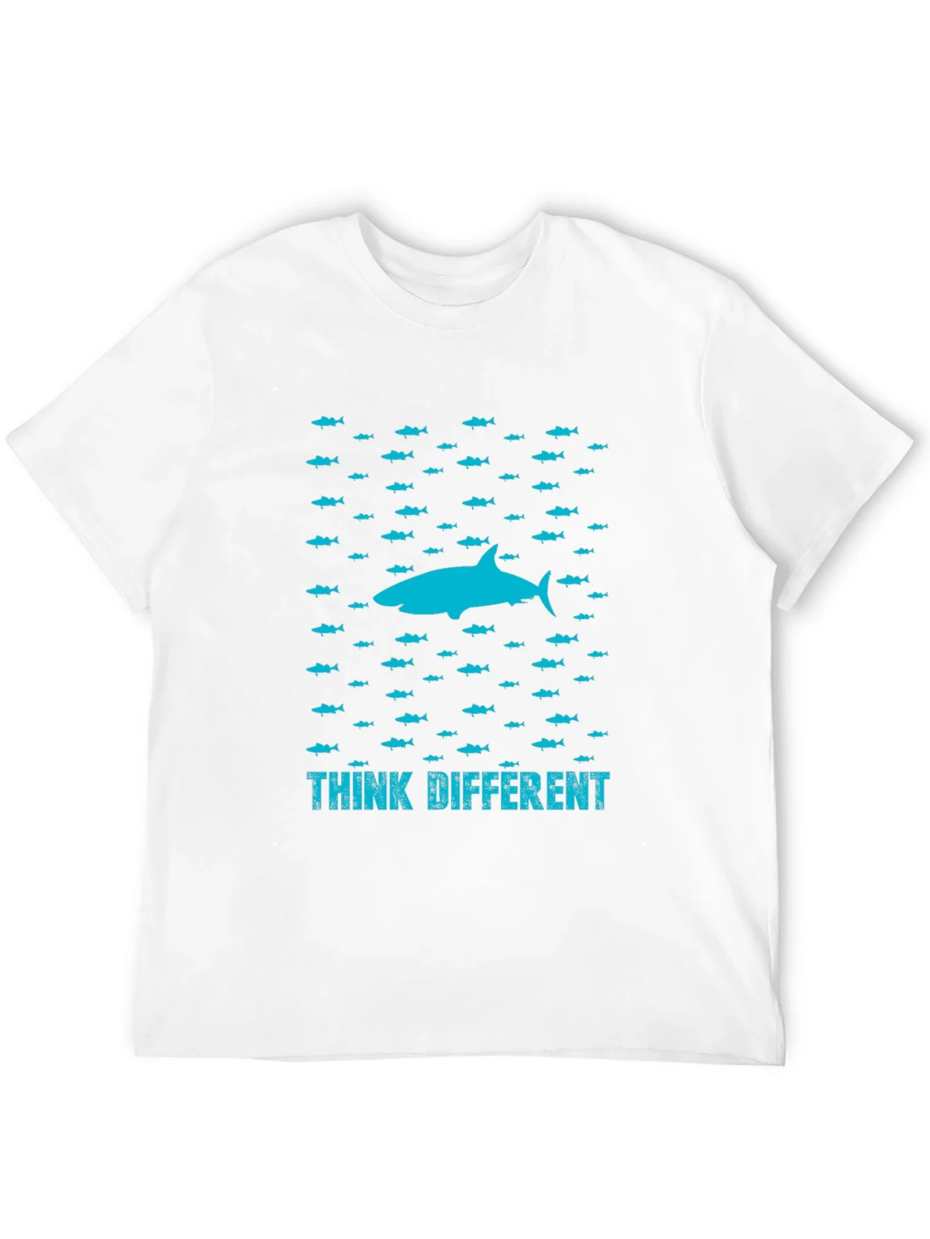 Rebbecca Think Different Shark Graphic T-Shirt
