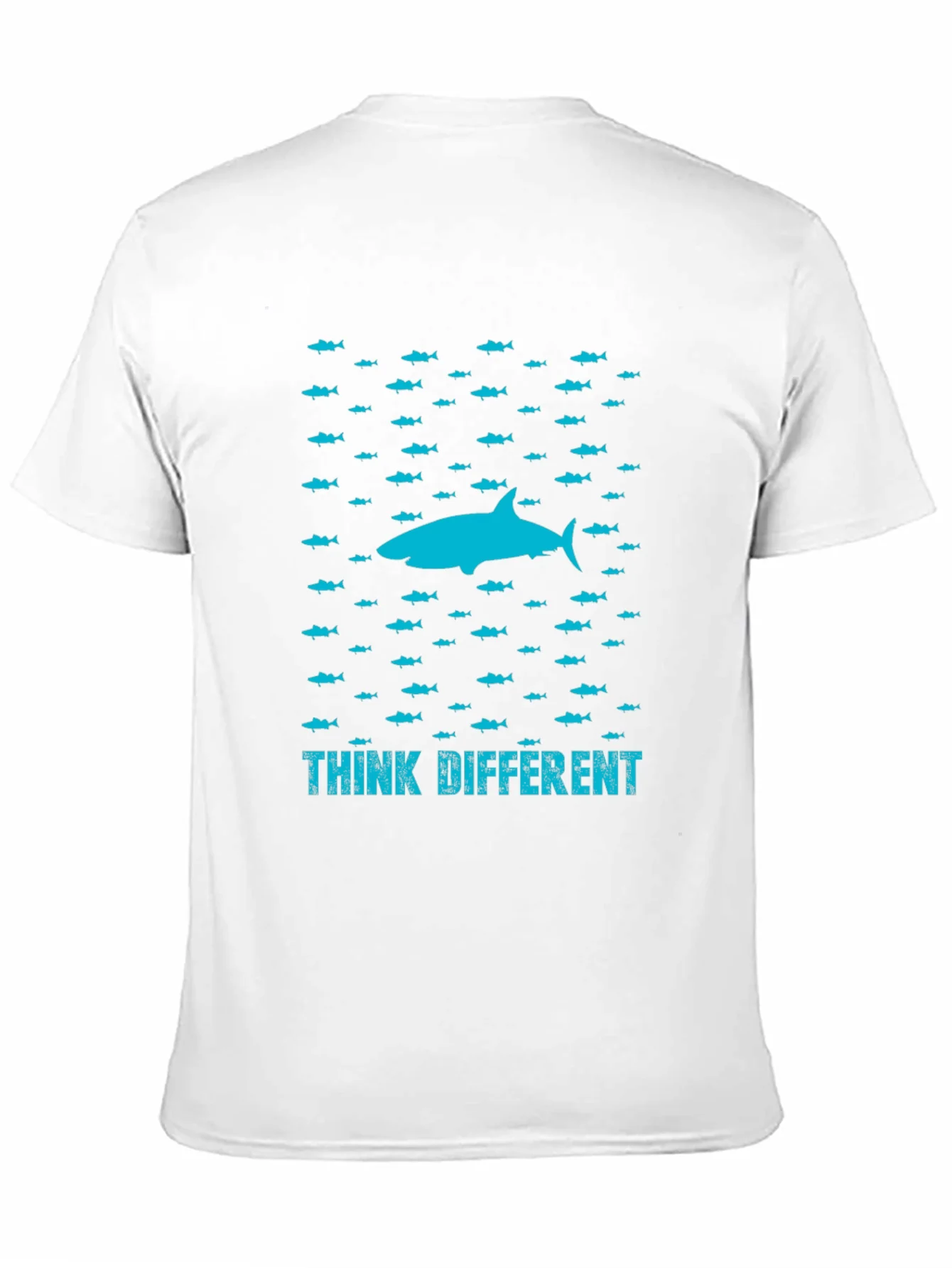 Rebbecca Think Different Shark Graphic T-Shirt