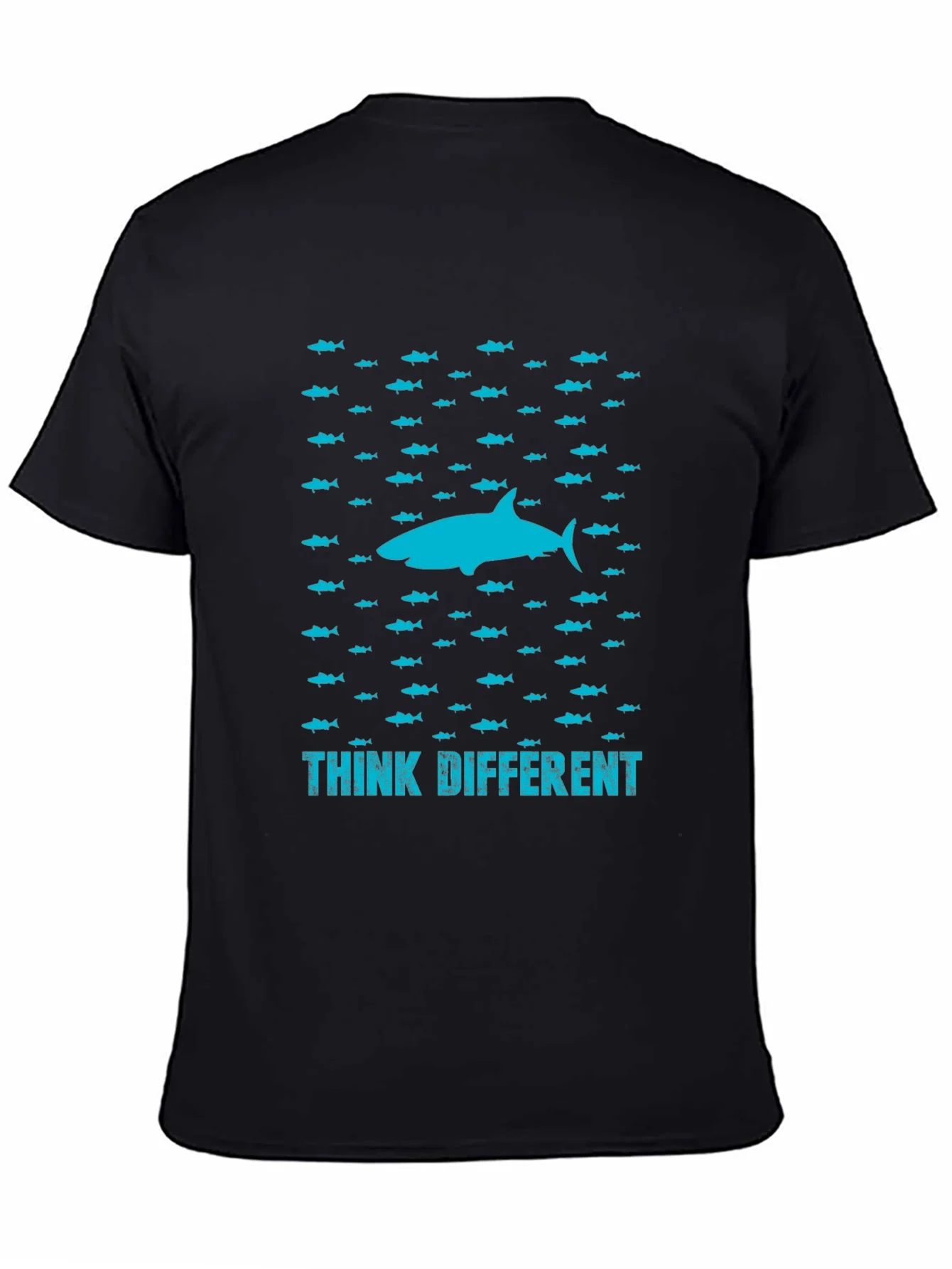Rebbecca Think Different Shark Graphic T-Shirt