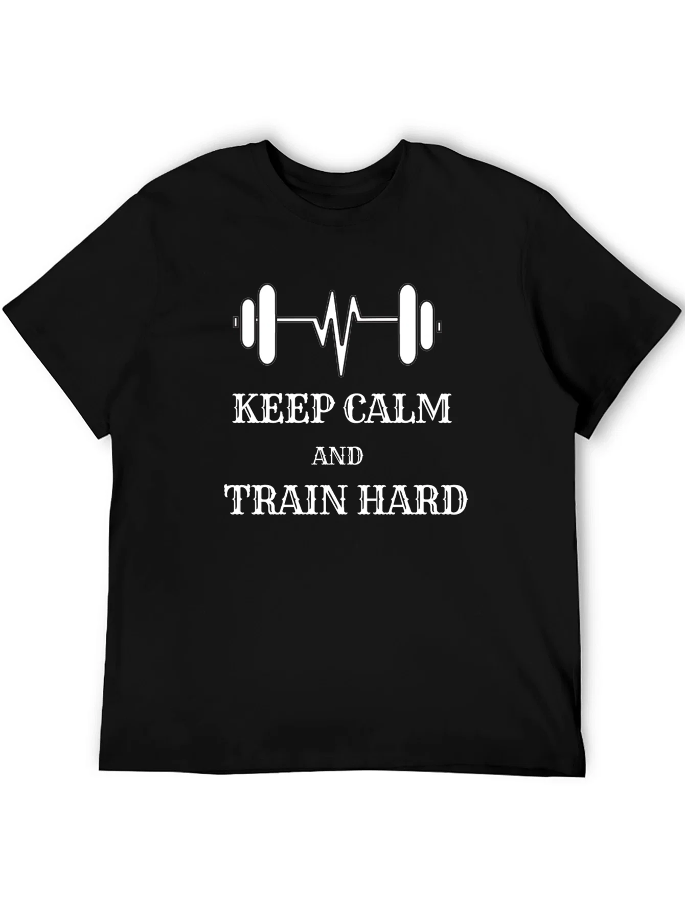 Rebbecca Keep Calm Train Hard Gym T-Shirt