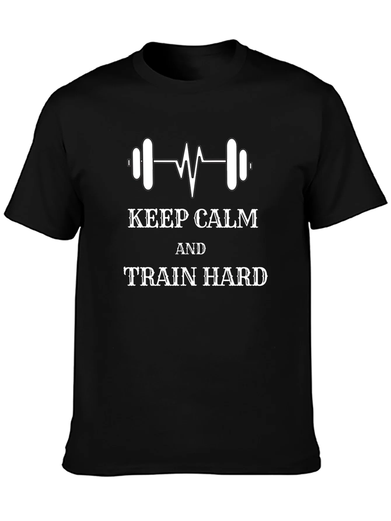 Rebbecca Keep Calm Train Hard Gym T-Shirt