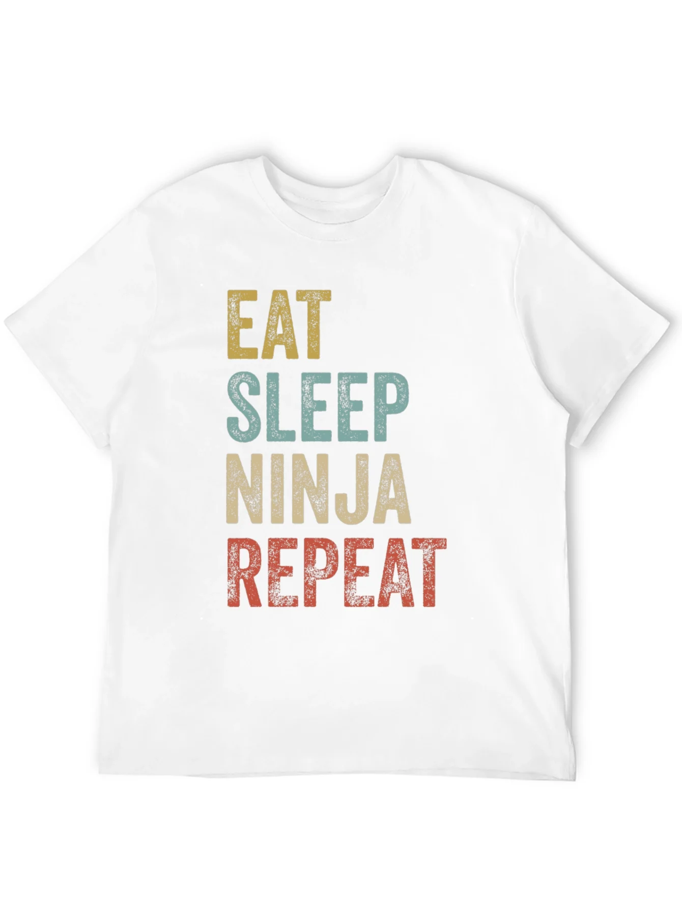 Camiseta Ninja: Come Duerme Lucha Repite