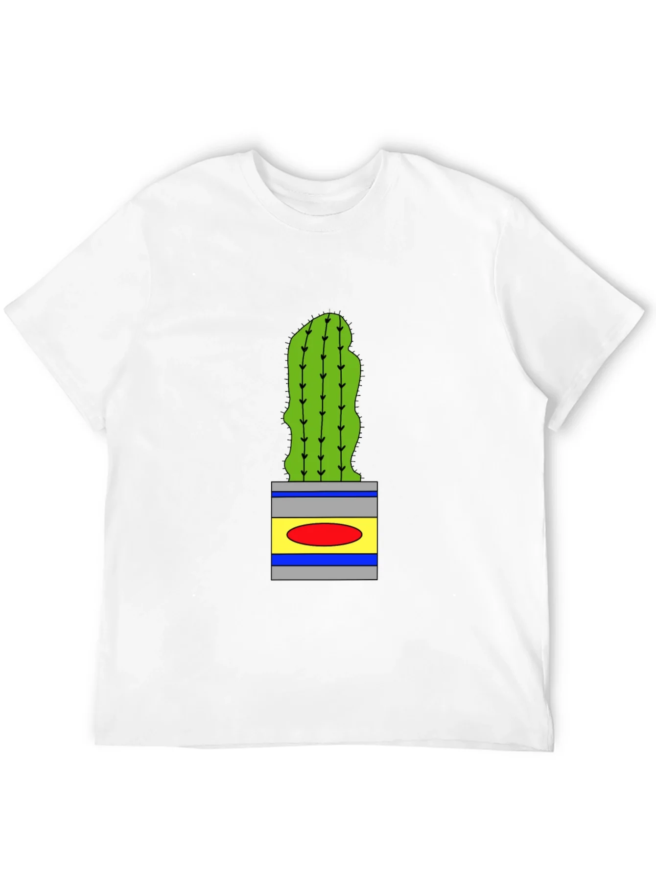Rebbecca Cactus in Pot Graphic Tee - Black