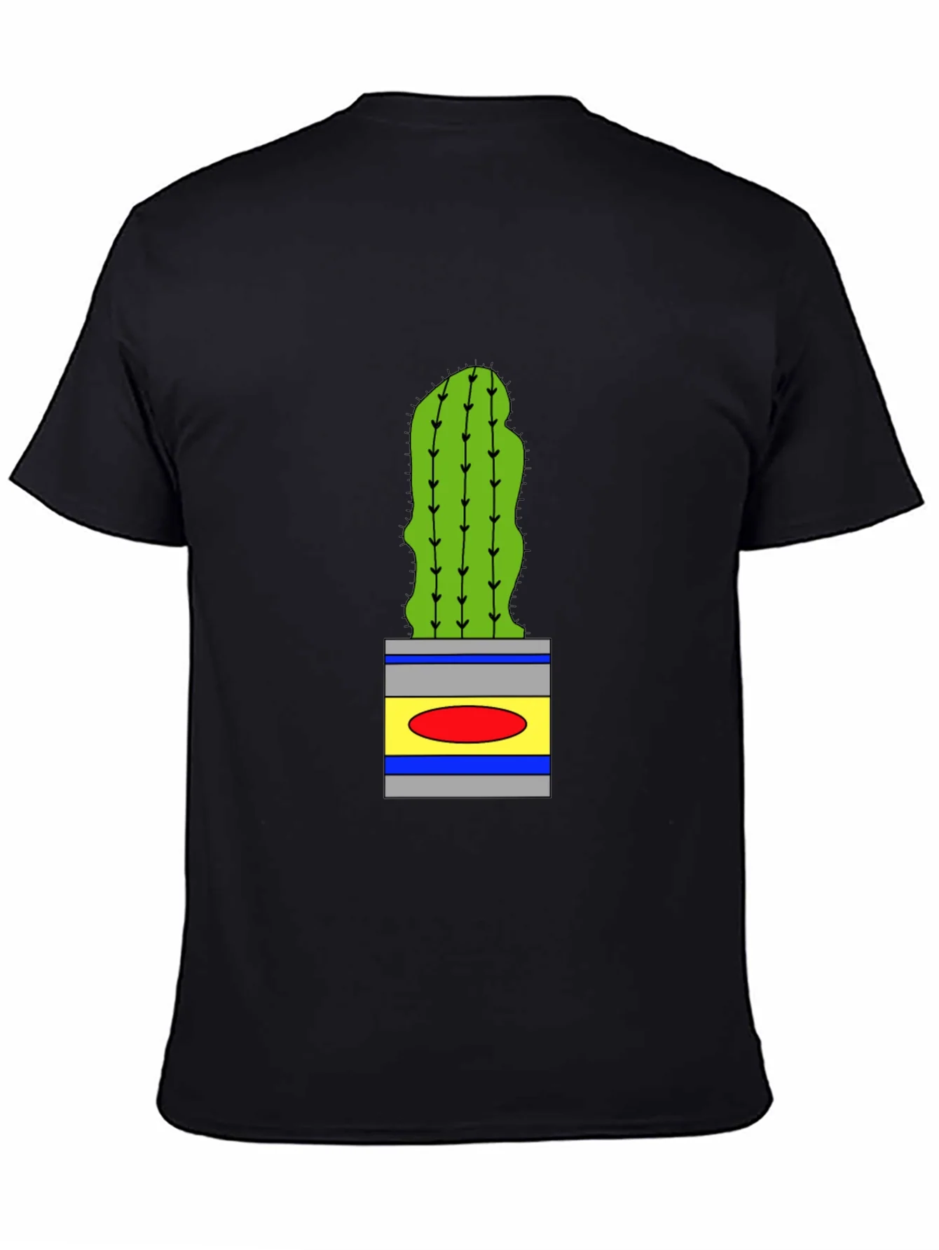 Rebbecca Cactus in Pot Graphic Tee - Black