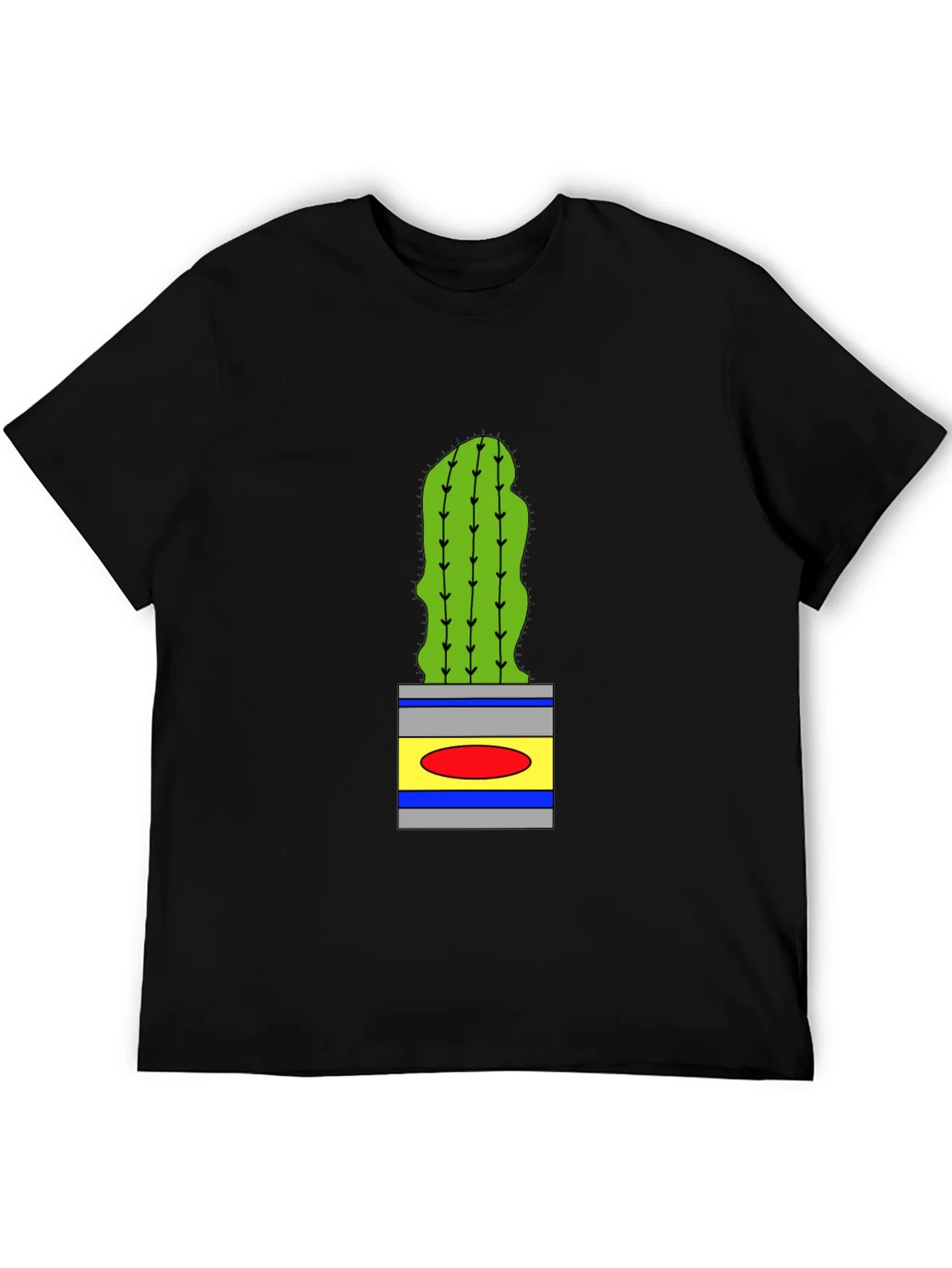Rebbecca Cactus in Pot Graphic Tee - Black