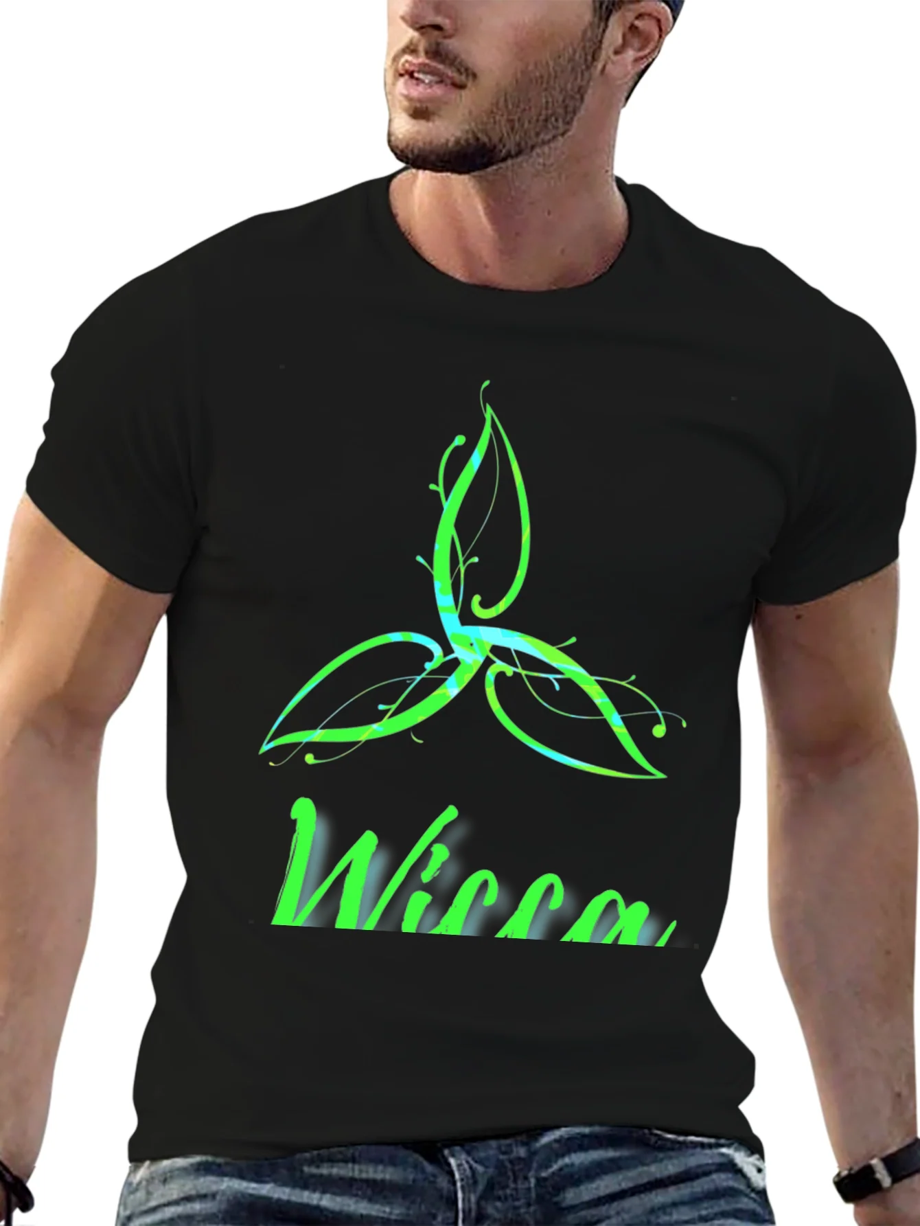 Rebbecca Wiccan Triquetra Black T-Shirt