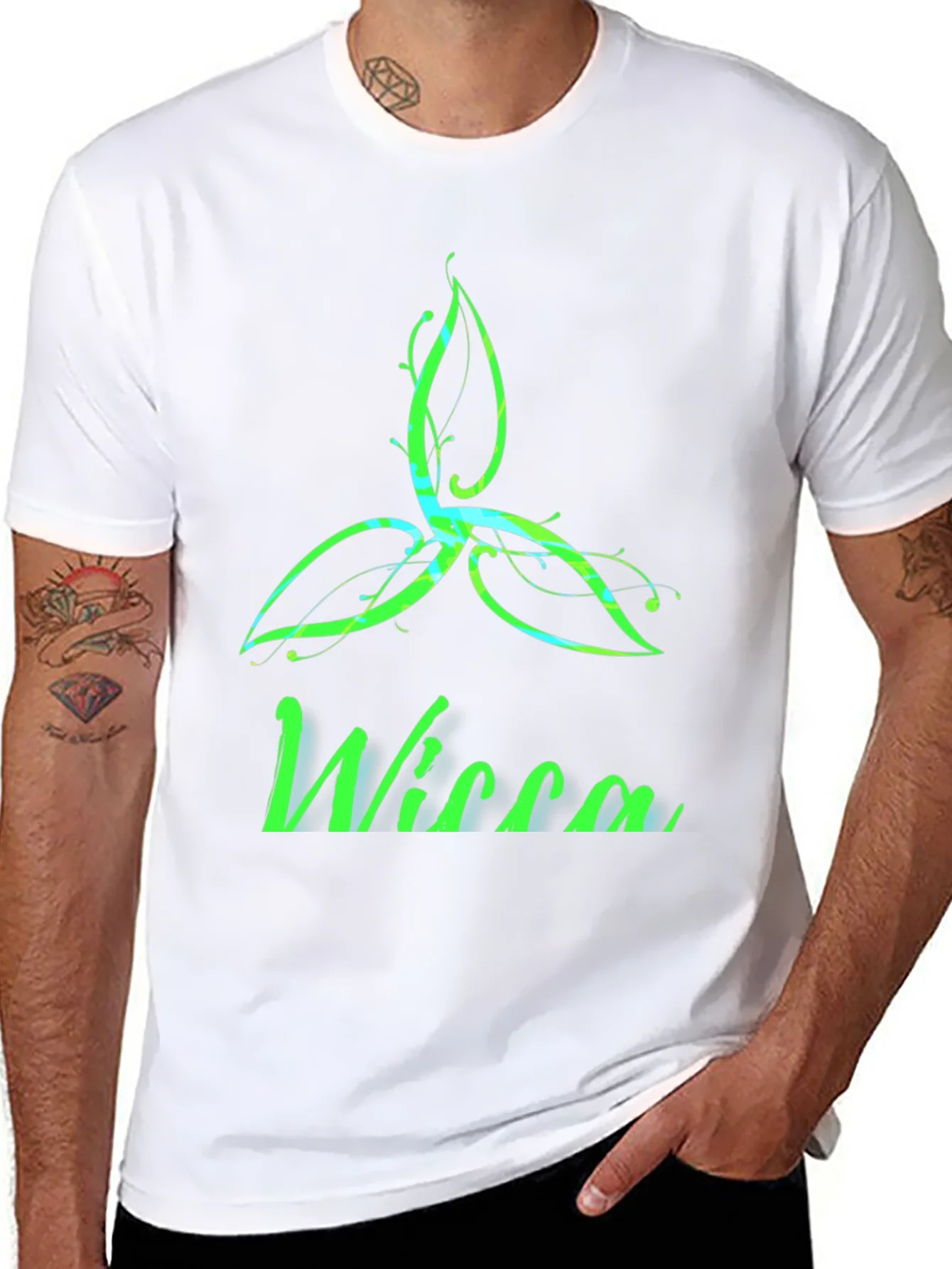 Rebbecca Wiccan Triquetra Black T-Shirt