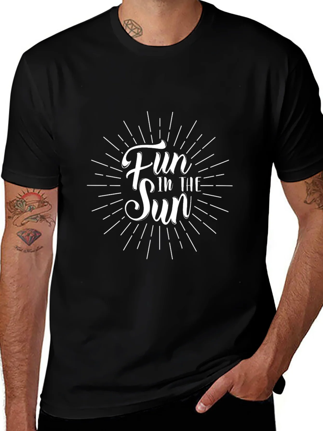Camiseta Negra Fun in the Sun