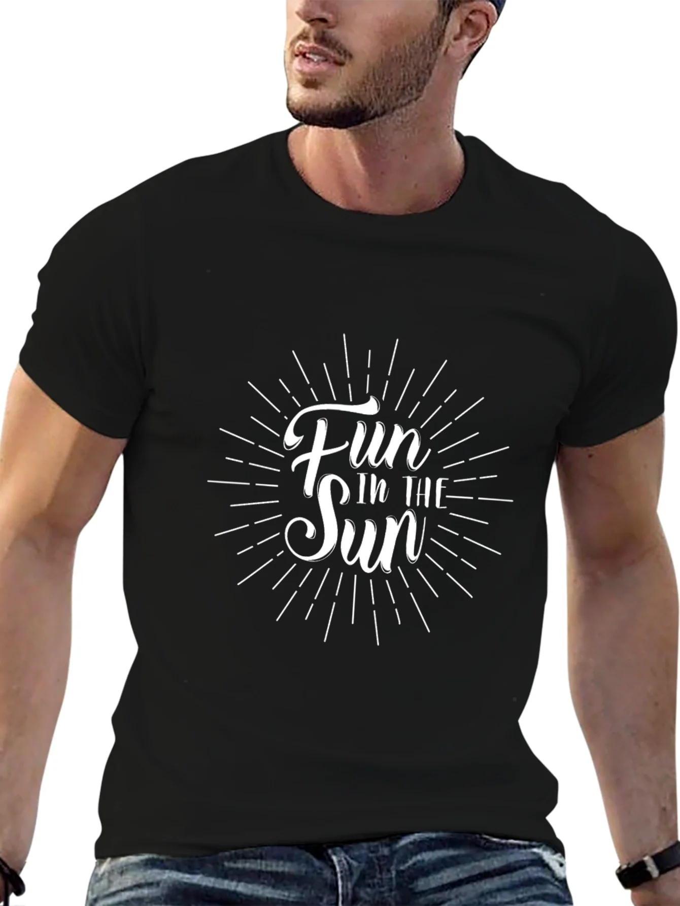 Camiseta Negra Fun in the Sun