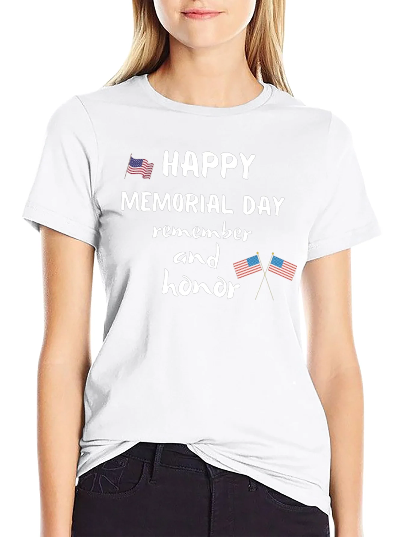 Camiseta Negra de Memorial Day