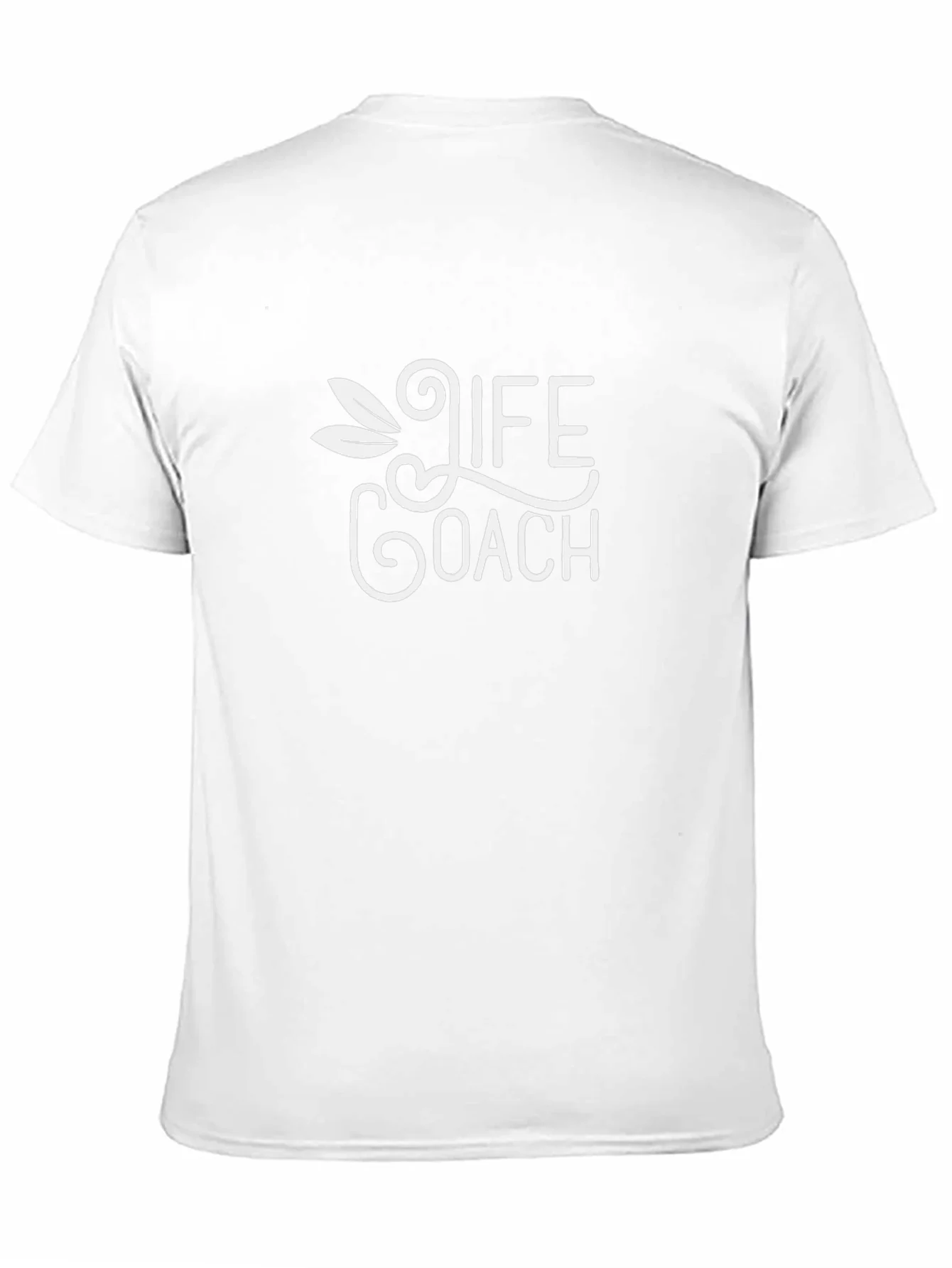 Camiseta Negra Life Coach para Hombre