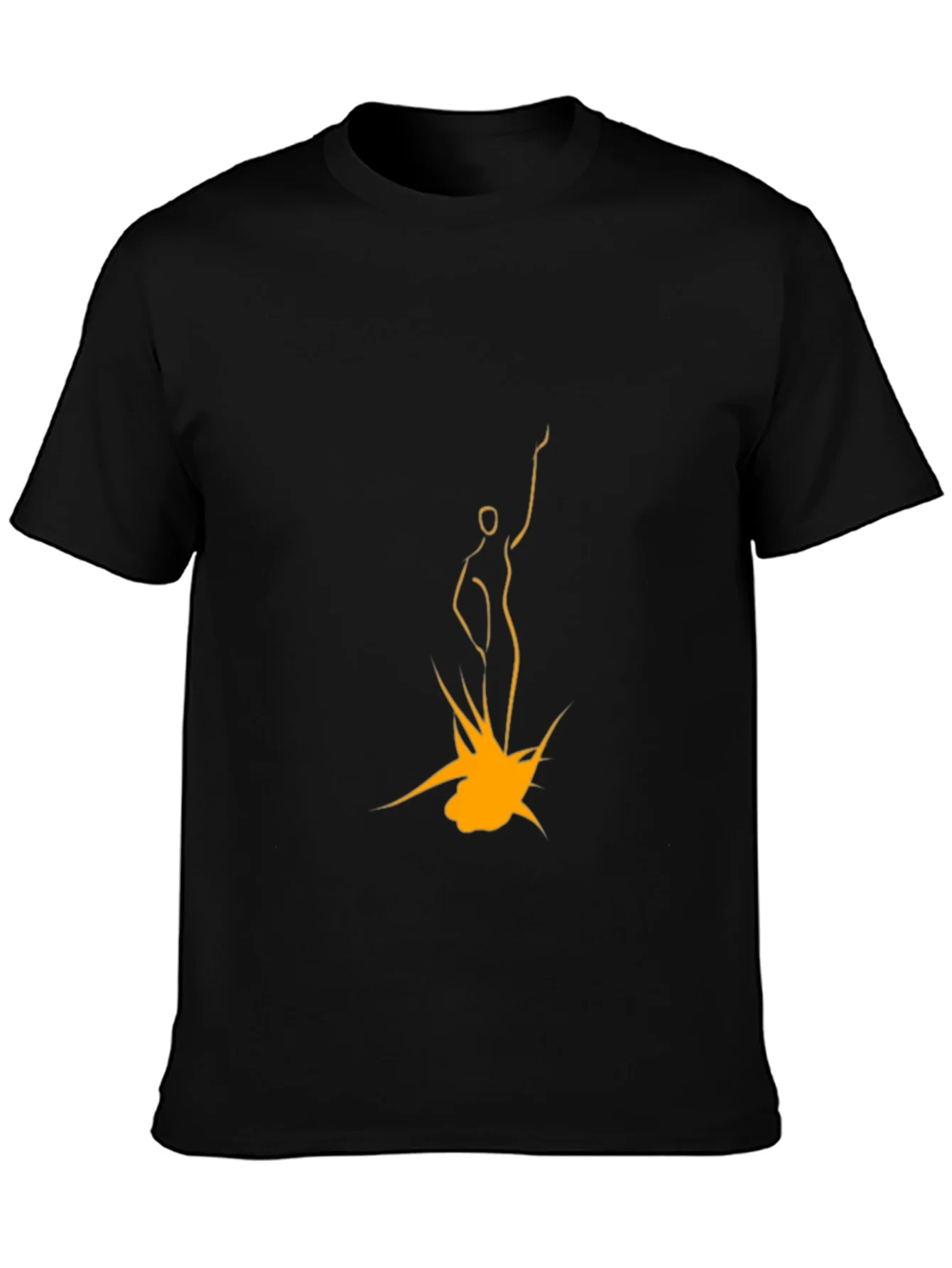 Rebbecca Modern Art Graphic T-Shirt - Black
