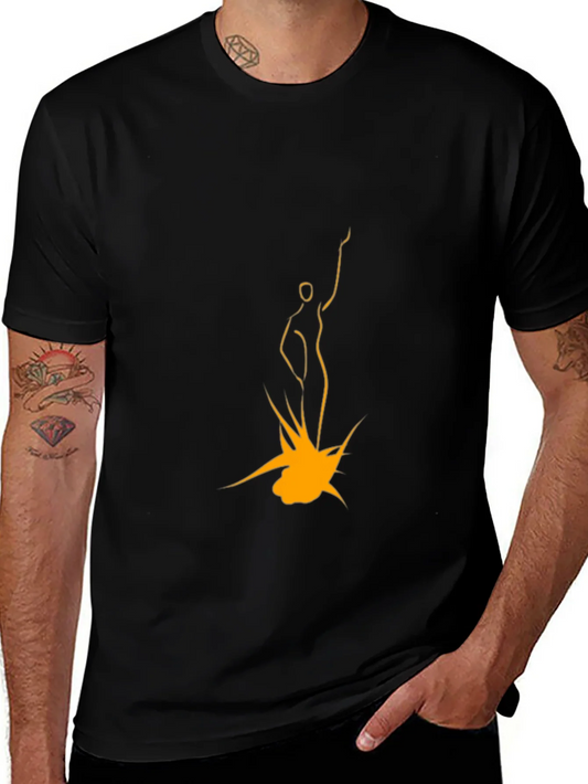 Rebbecca Modern Art Graphic T-Shirt - Black