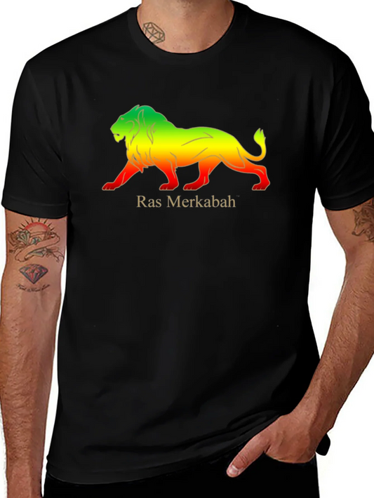 Rebbecca Ras Merkabah Lion Graphic T-Shirt