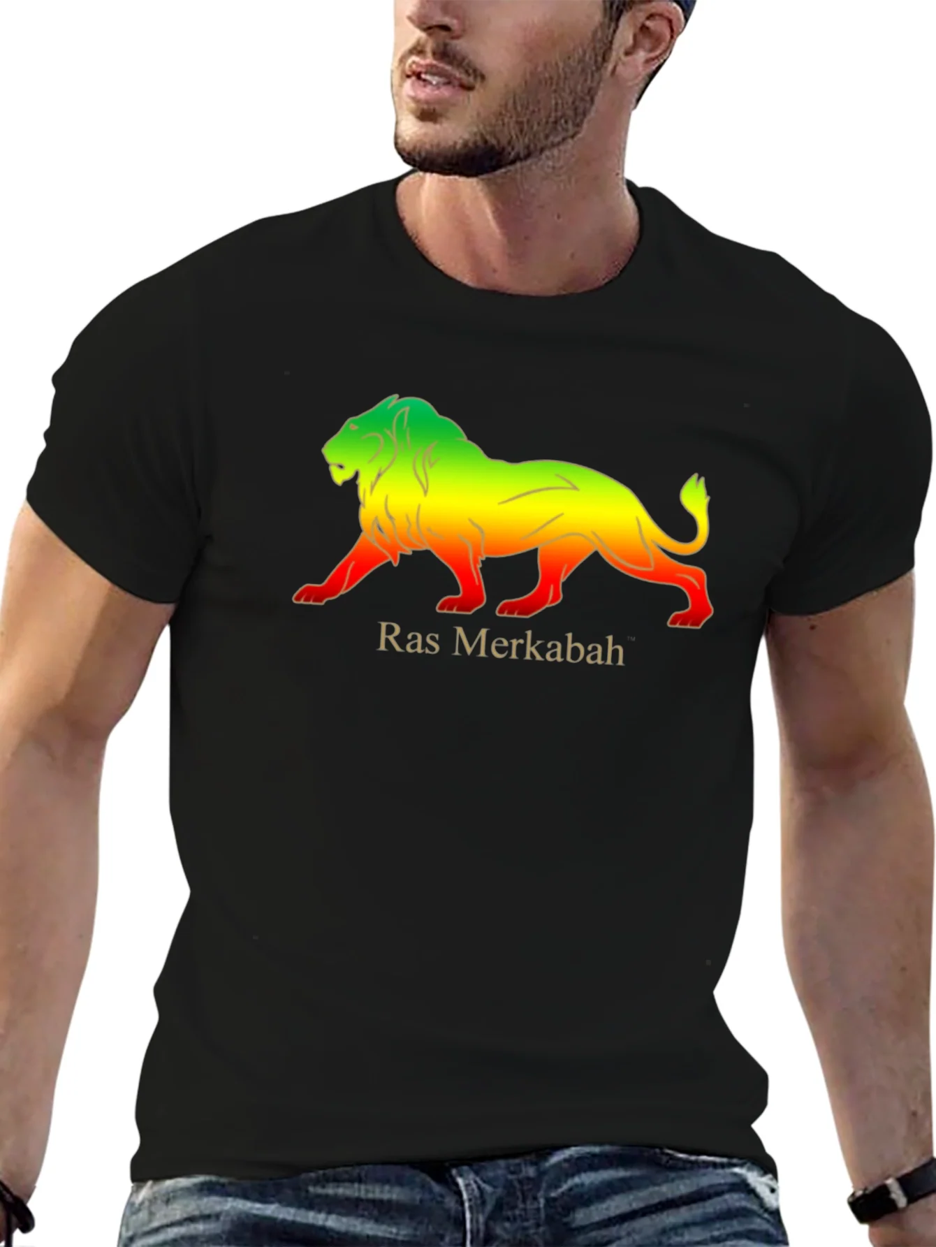 Rebbecca Ras Merkabah Lion Graphic T-Shirt