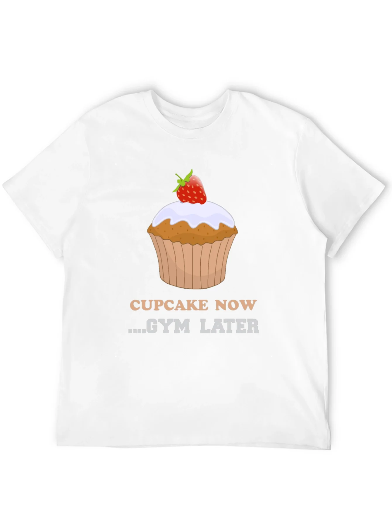 Camiseta Negra Cupcake Now Gym Later