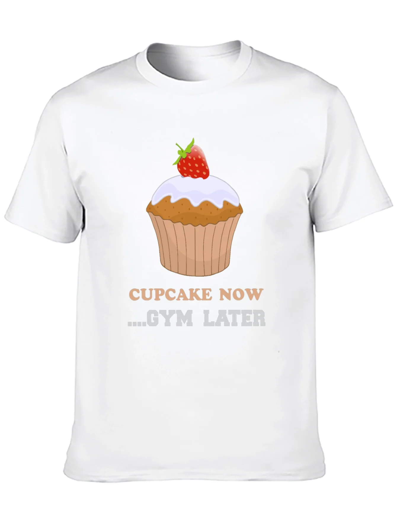 Camiseta Negra Cupcake Now Gym Later