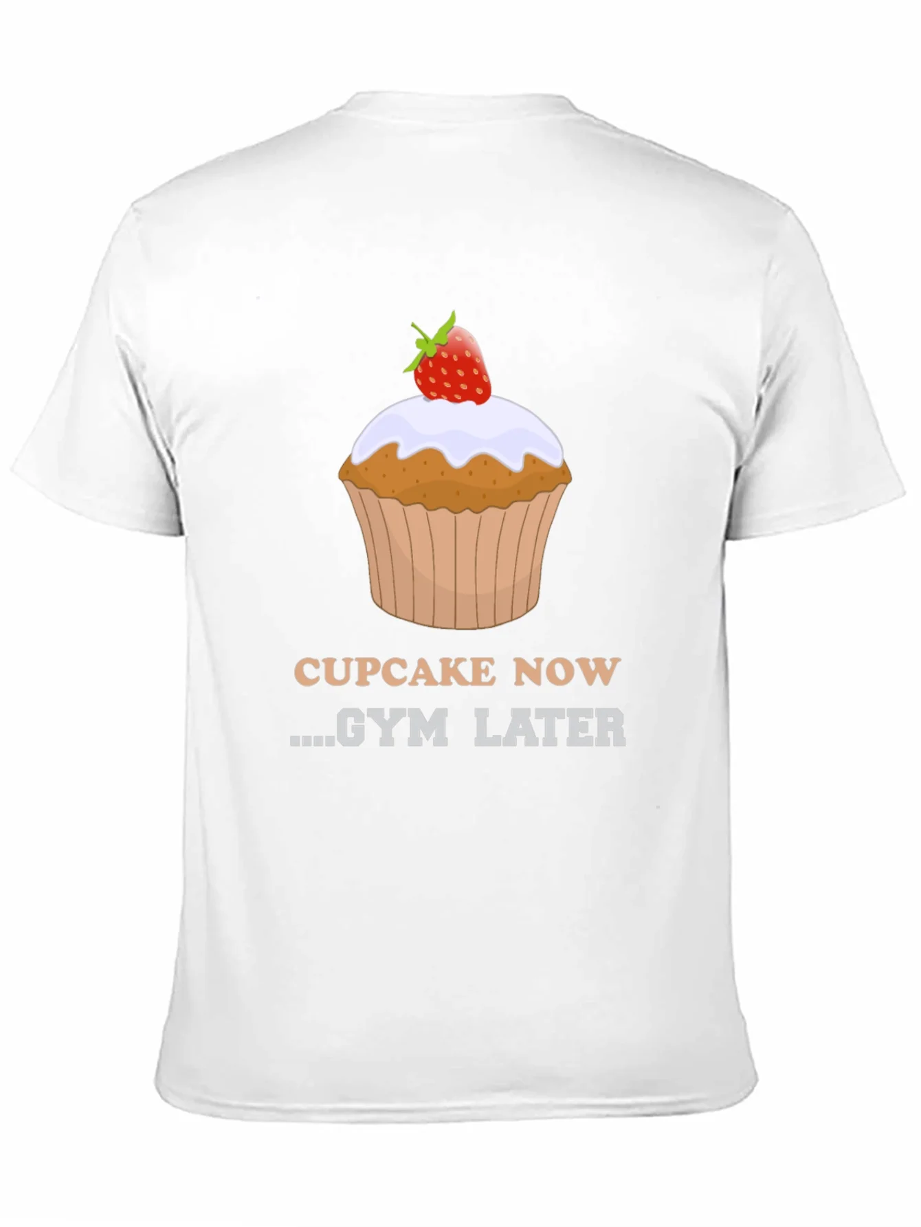 Camiseta Negra Cupcake Now Gym Later
