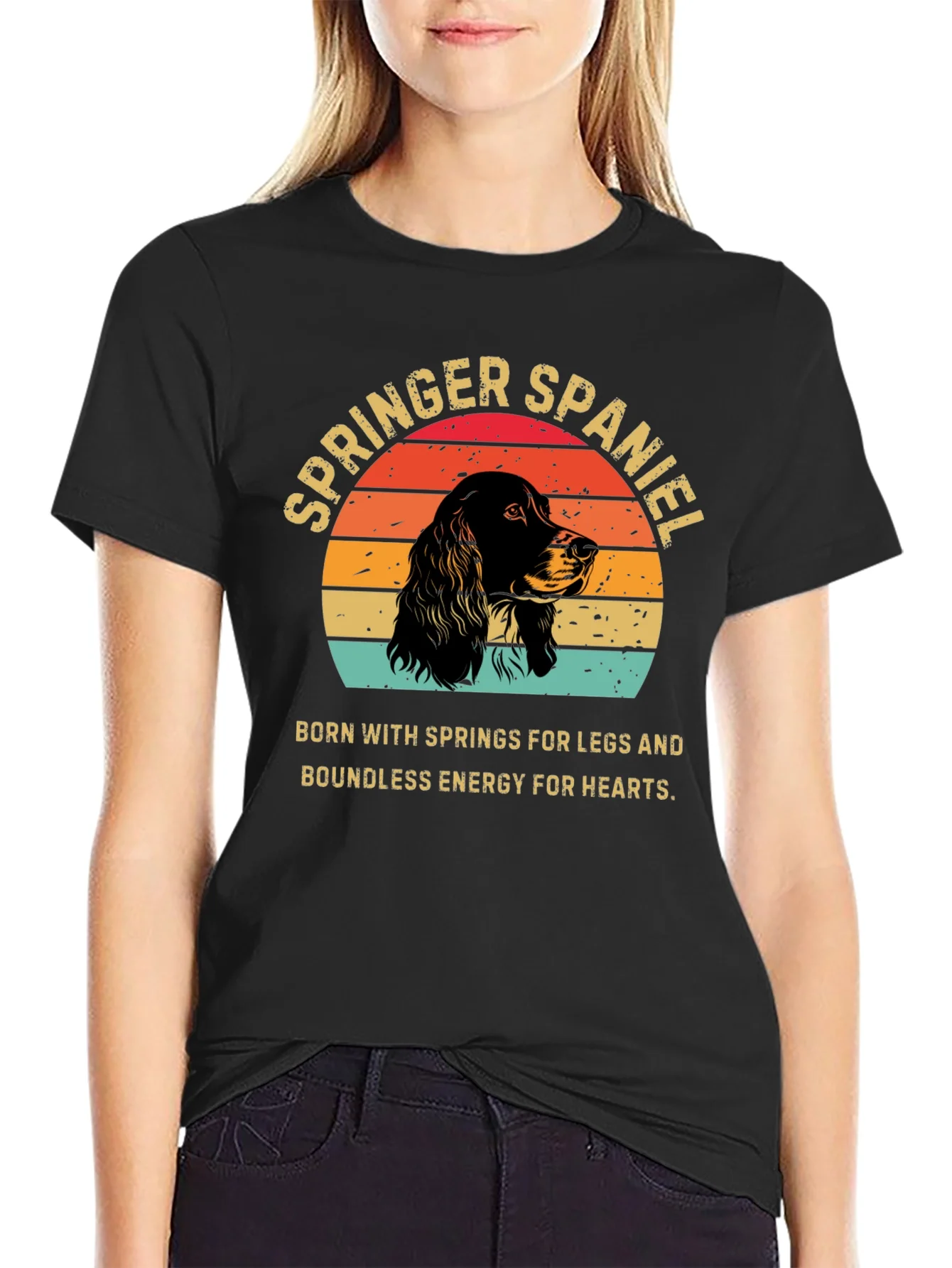 Rebbecca Springer Spaniel T-Shirt Dog Lover Tee