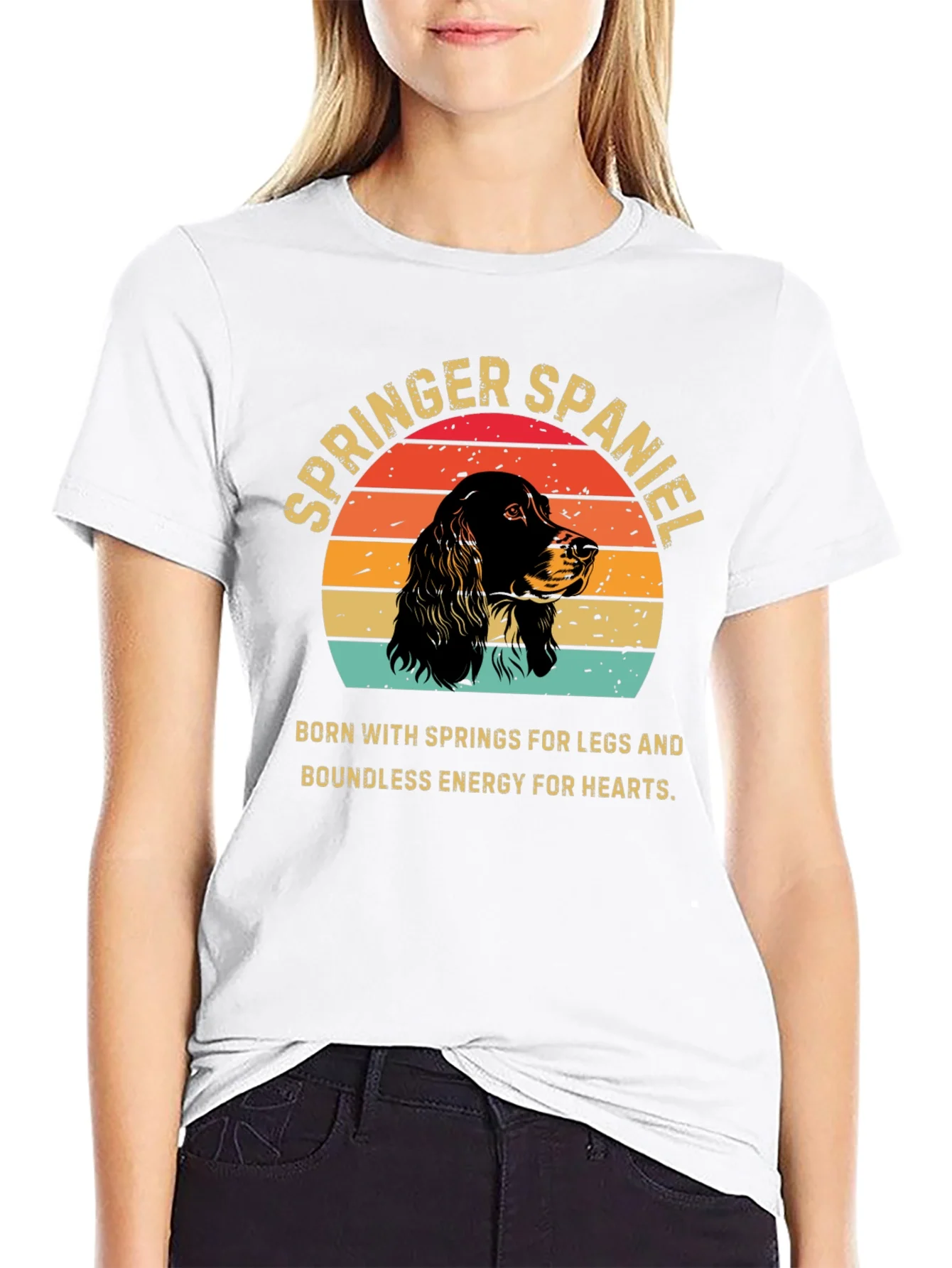 Rebbecca Springer Spaniel T-Shirt Dog Lover Tee