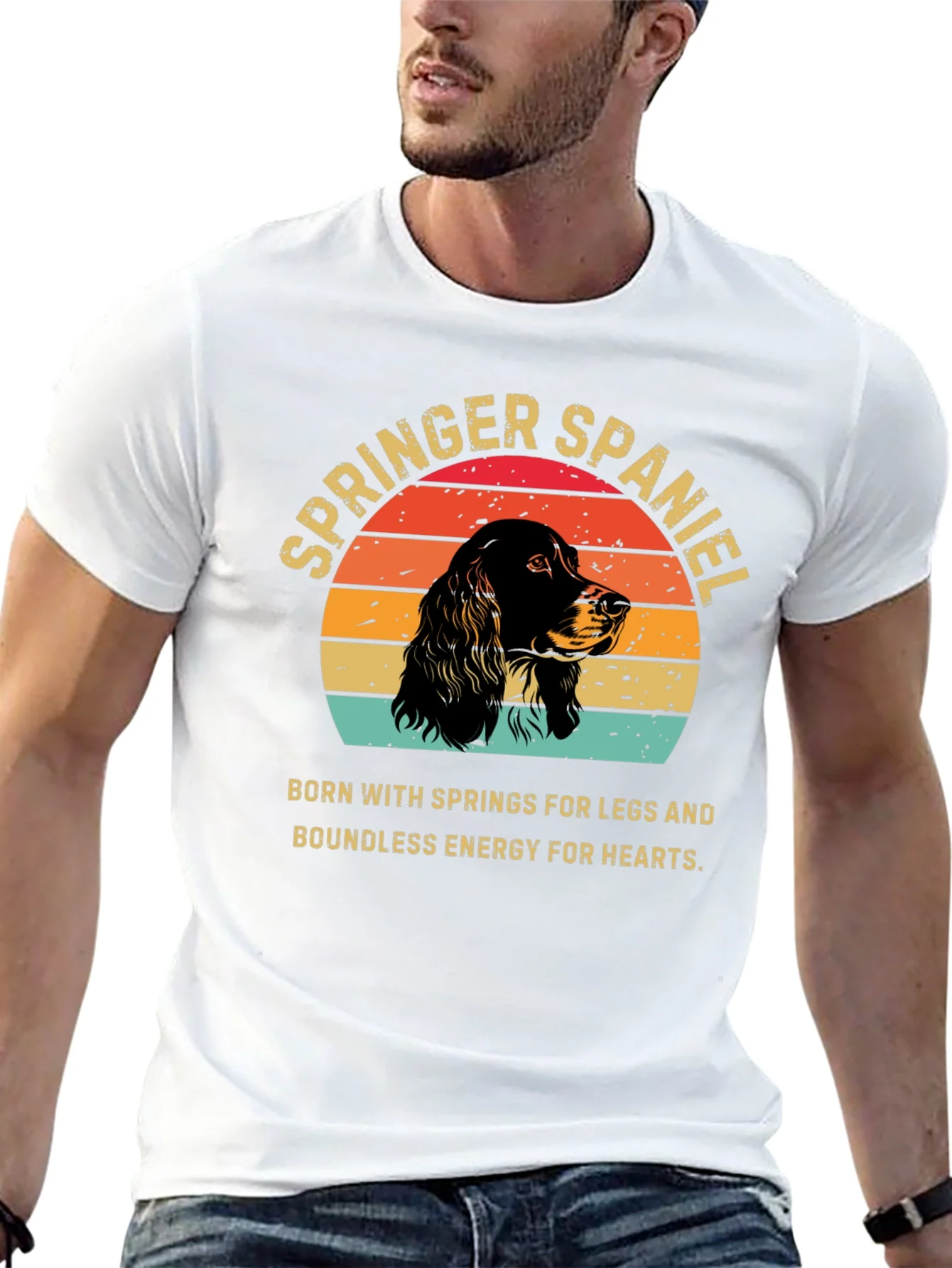Rebbecca Springer Spaniel T-Shirt Dog Lover Tee
