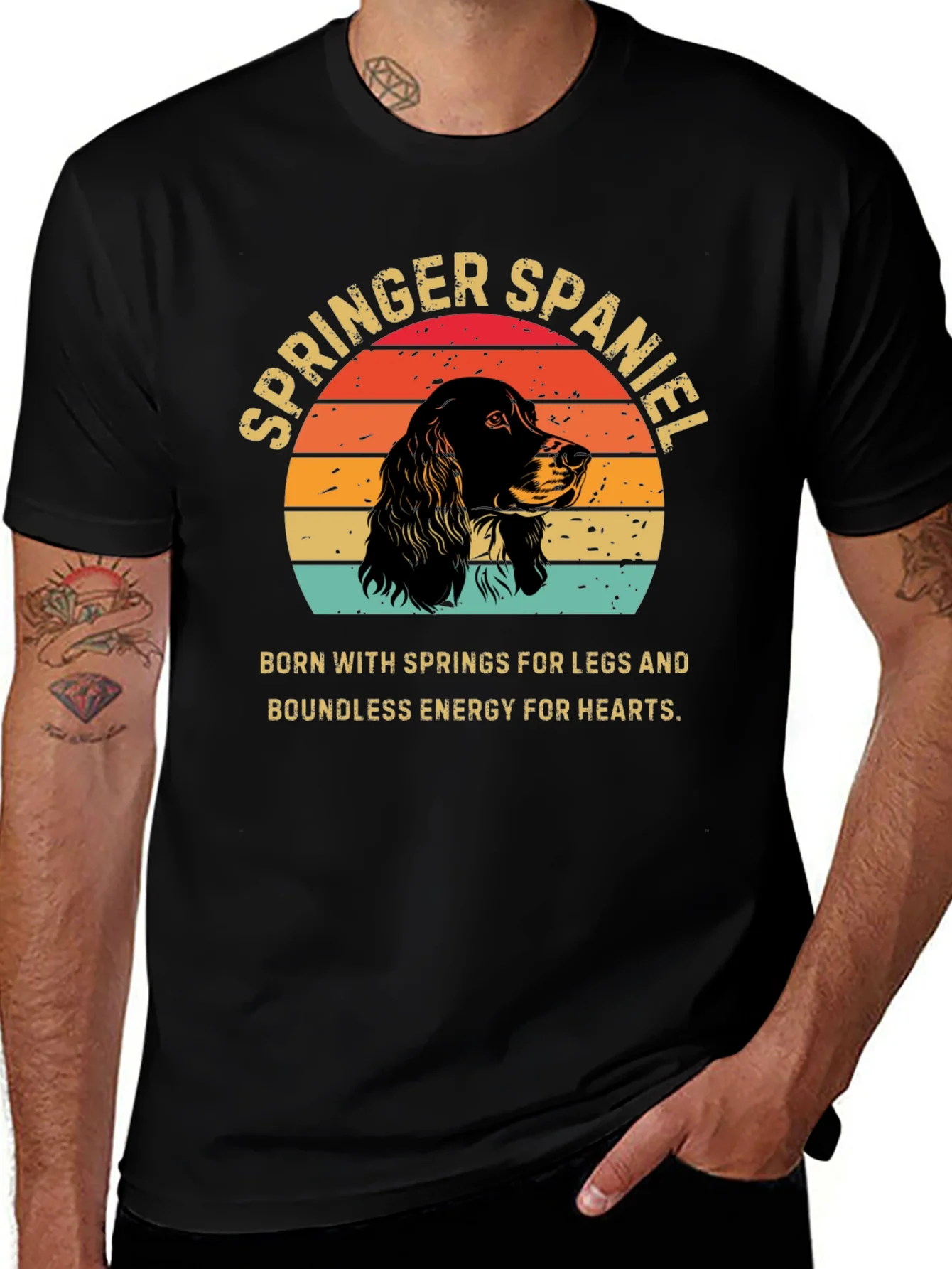 Rebbecca Springer Spaniel T-Shirt Dog Lover Tee