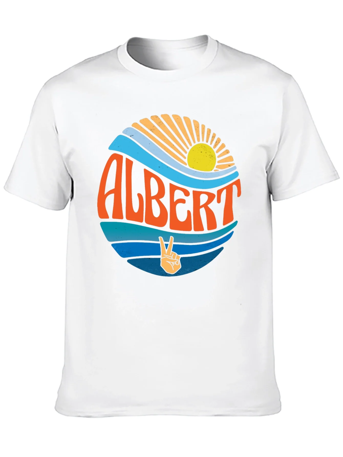 Camiseta Negra Albert Onda Retro