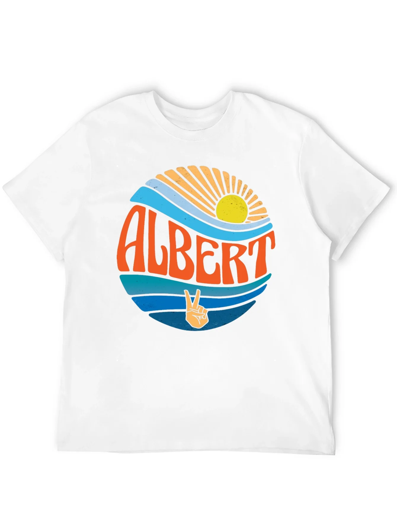 Camiseta Negra Albert Onda Retro