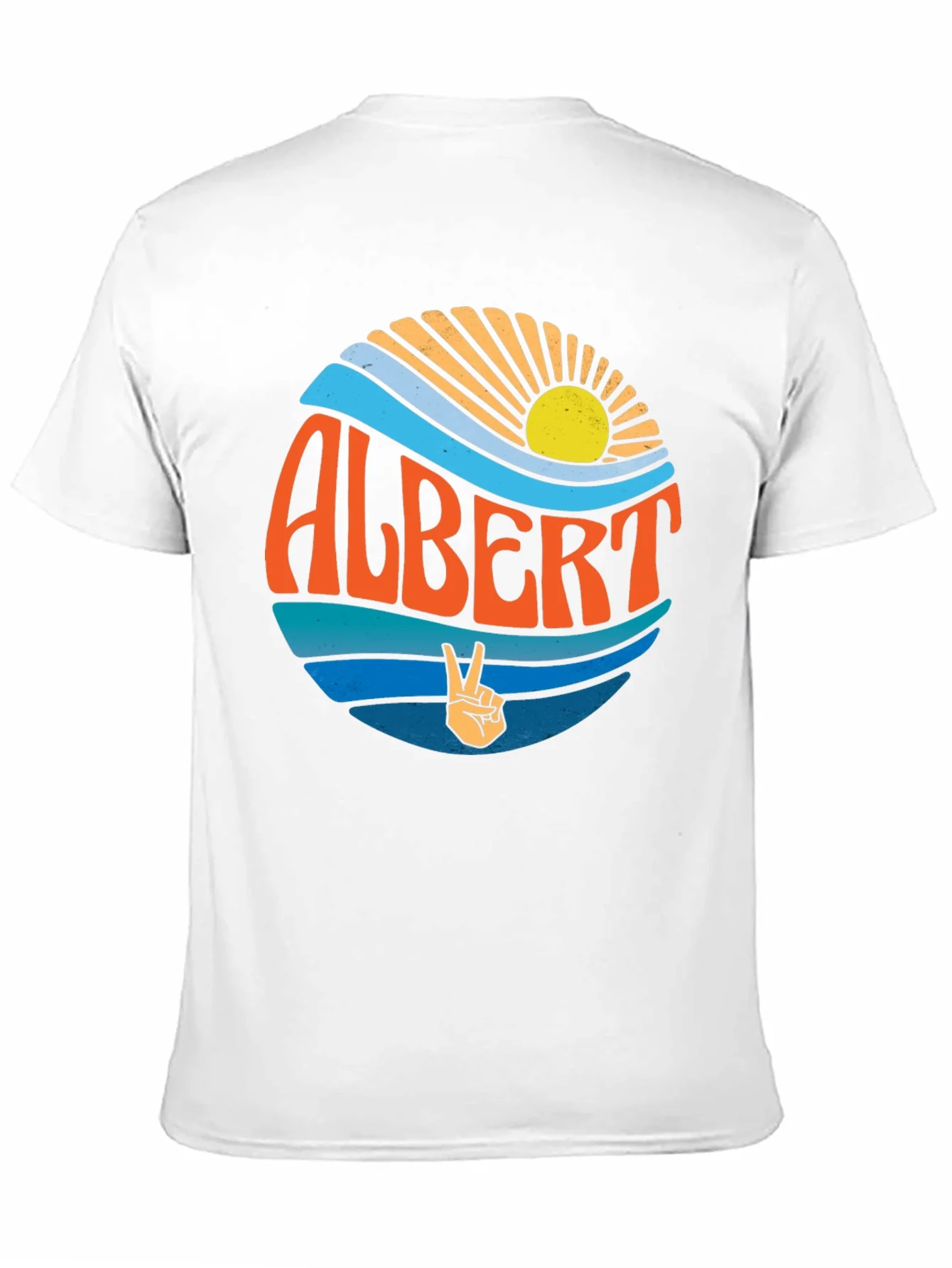 Camiseta Negra Albert Onda Retro