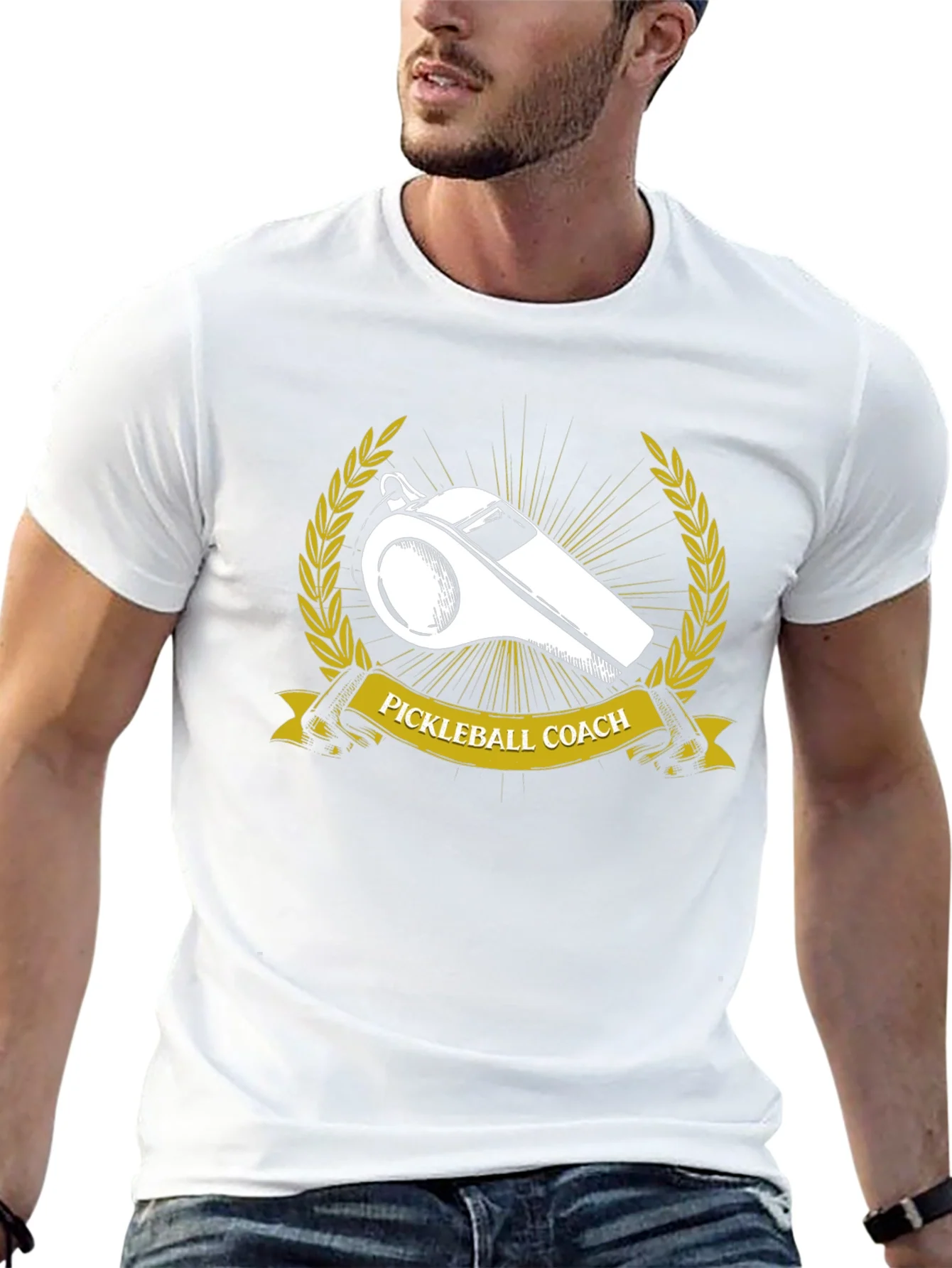 Camiseta Negra Entrenador Pickleball