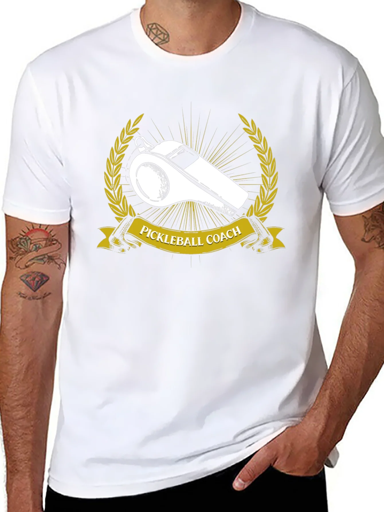 Camiseta Negra Entrenador Pickleball