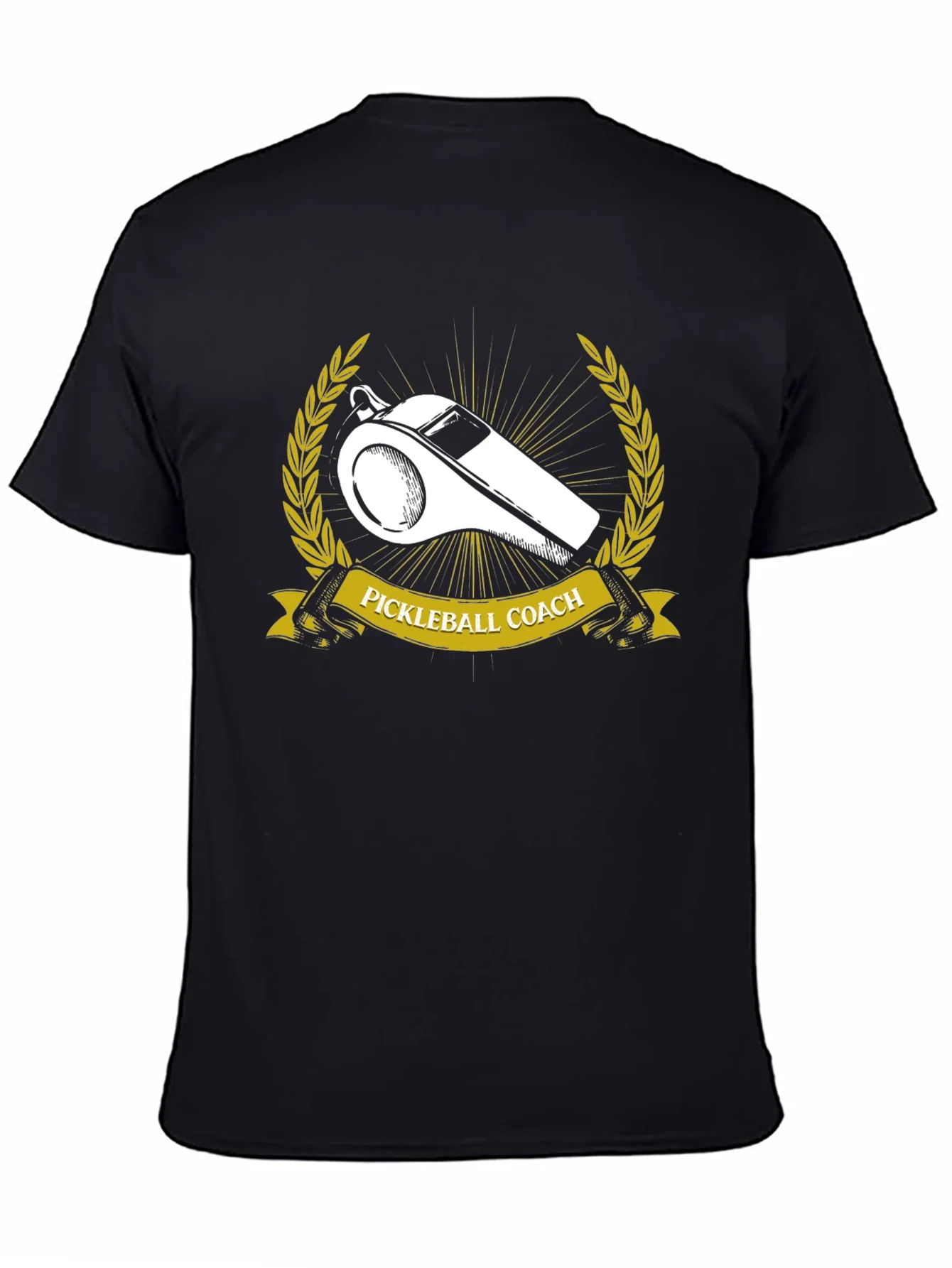Camiseta Negra Entrenador Pickleball