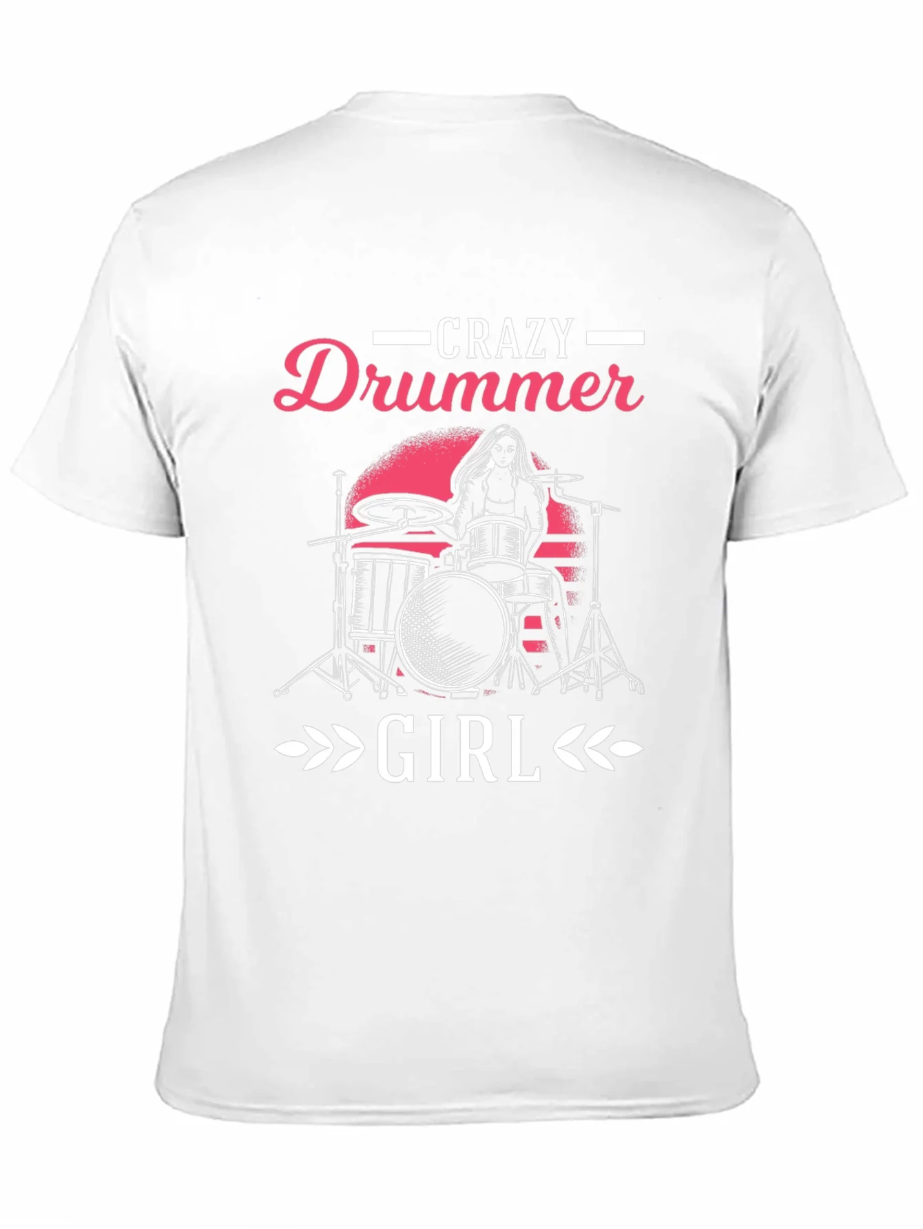 Rebbecca Crazy Drummer Girl Graphic T-Shirt - Black
